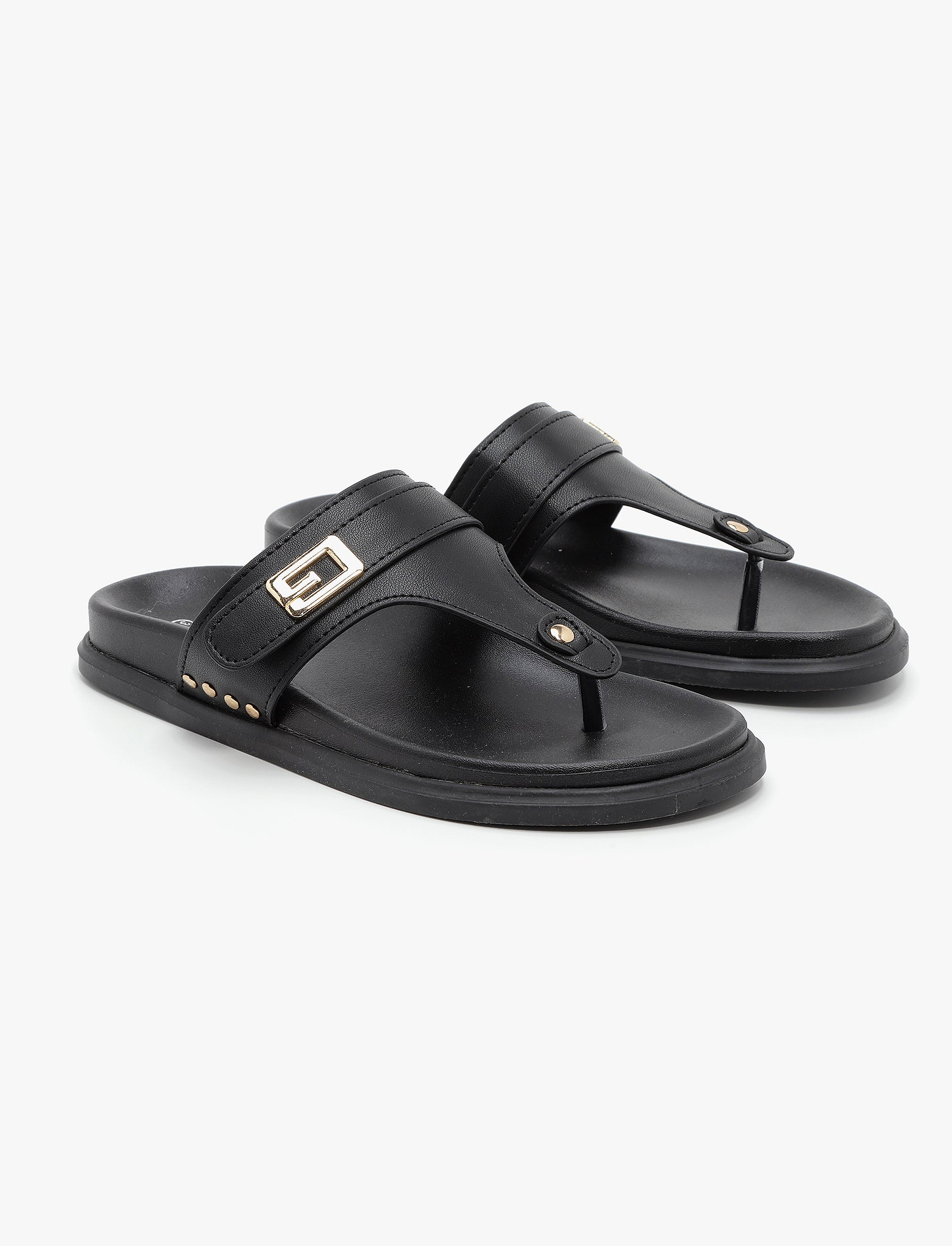 Seventy Nine - כפכפי אצבע טיפאני סבנטי ניין לנשים בצבע שחור