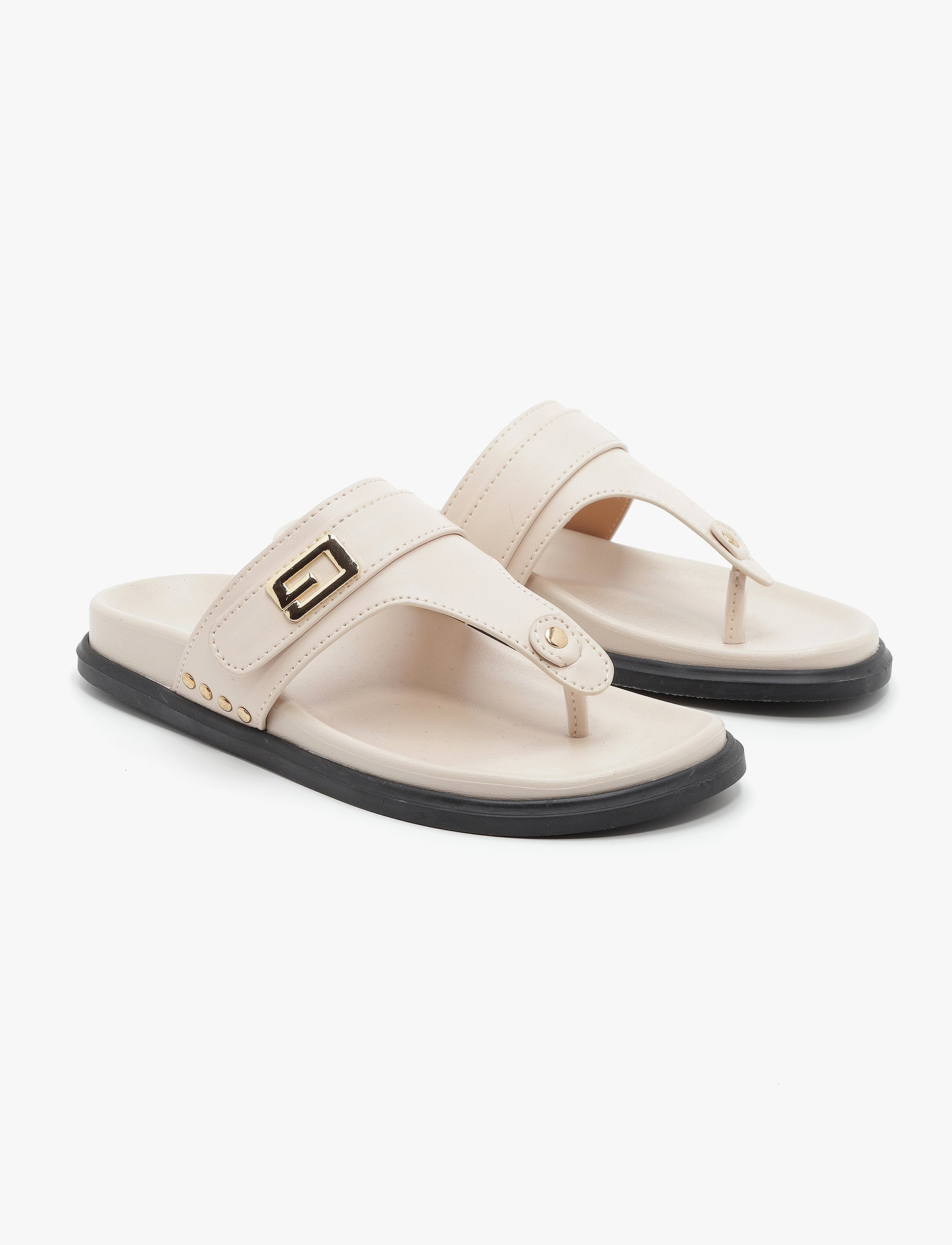 Seventy Nine - כפכפי אצבע טיפאני סבנטי ניין לנשים בצבע בז'