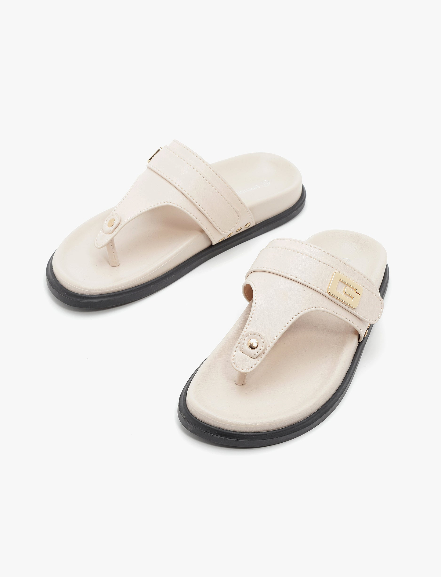 Seventy Nine - כפכפי אצבע טיפאני סבנטי ניין לנשים בצבע בז'