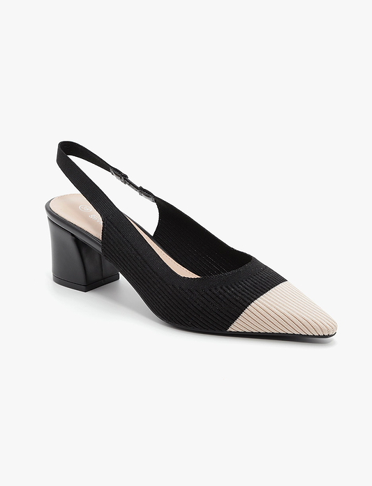 Seventy Nine - 'נעלי עקב ג'יה סבנטי ניין לנשים בצבע שחור/בז