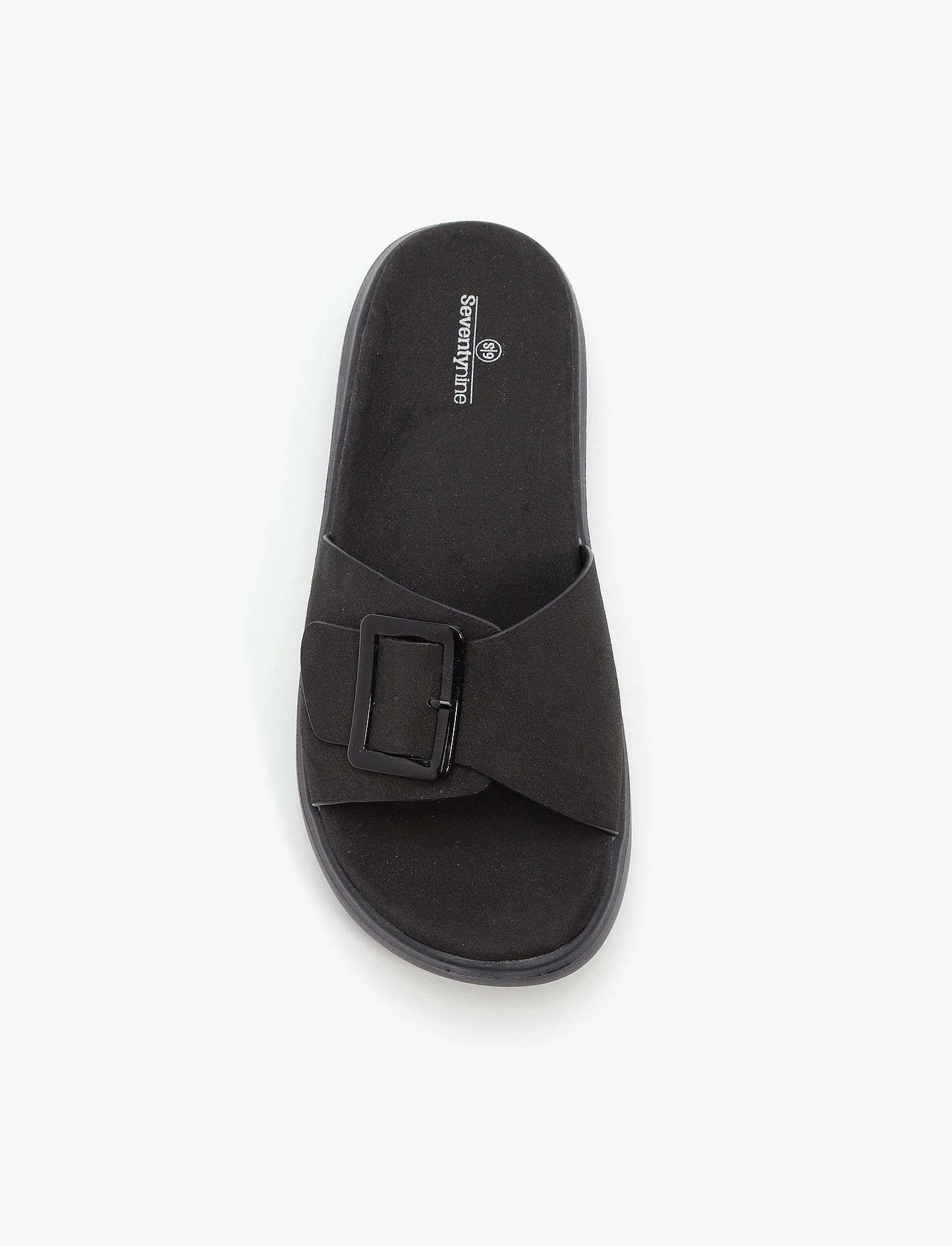 Seventy Nine - כפכפי פלטפורמה אינה סבנטי ניין לנשים בצבע שחור/שחור