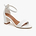 Seventy Nine - סנדלי עקב ג'וליאנה סבנטי ניין לנשים בצבע לבן