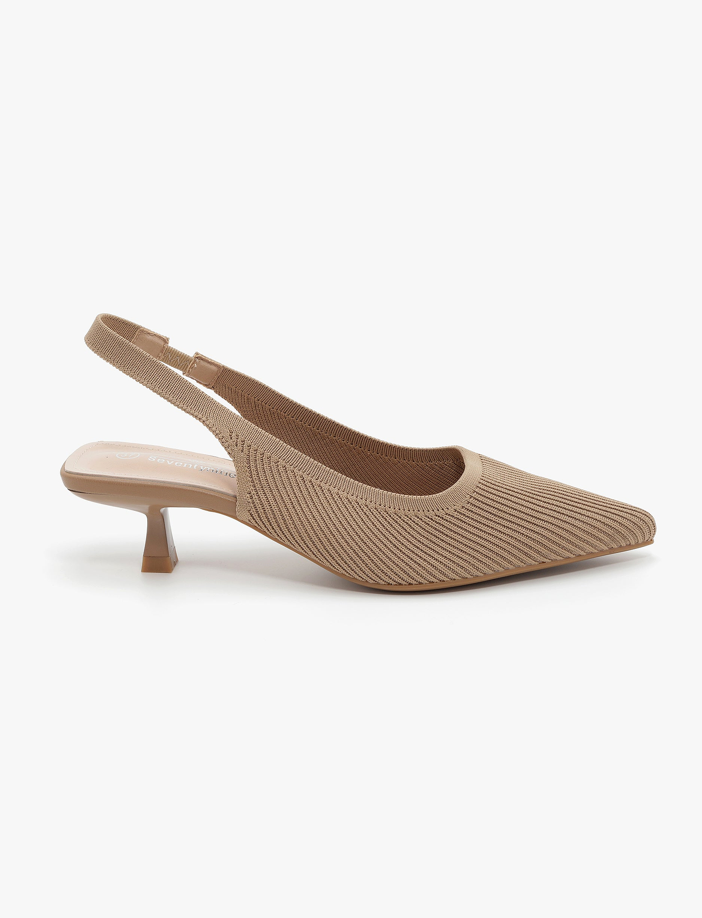 Seventy Nine - נעלי עקב שנדי סבנטי ניין לנשים בצבע טאופ