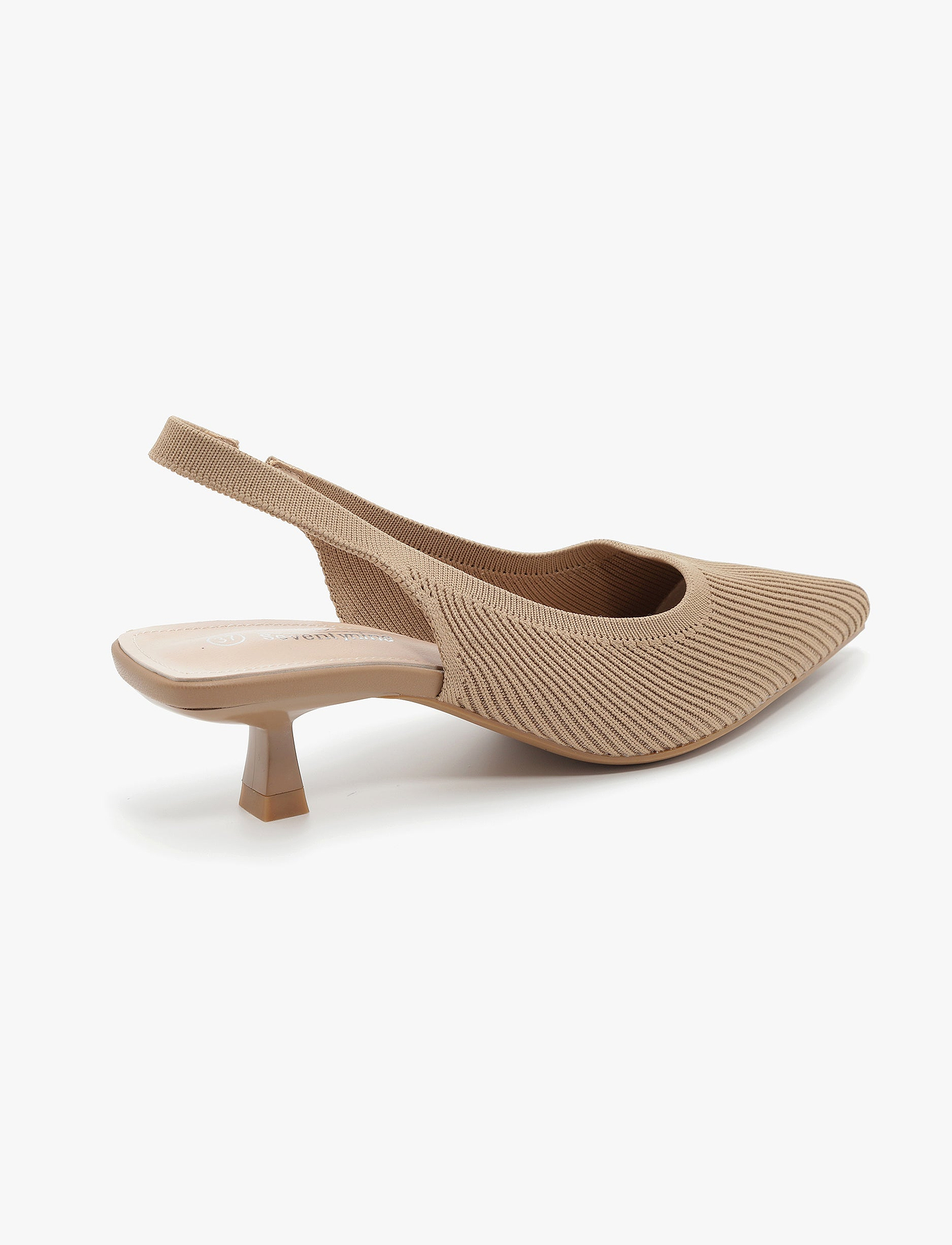 Seventy Nine - נעלי עקב שנדי סבנטי ניין לנשים בצבע טאופ