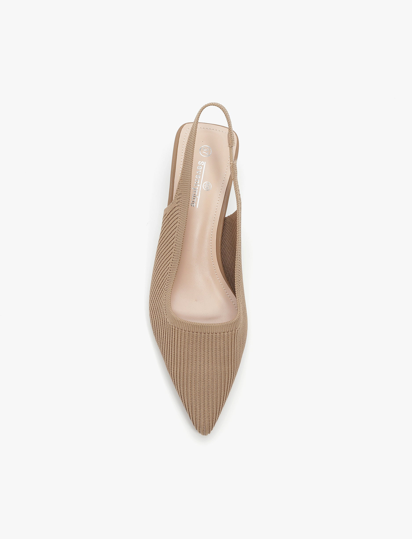 Seventy Nine - נעלי עקב שנדי סבנטי ניין לנשים בצבע טאופ