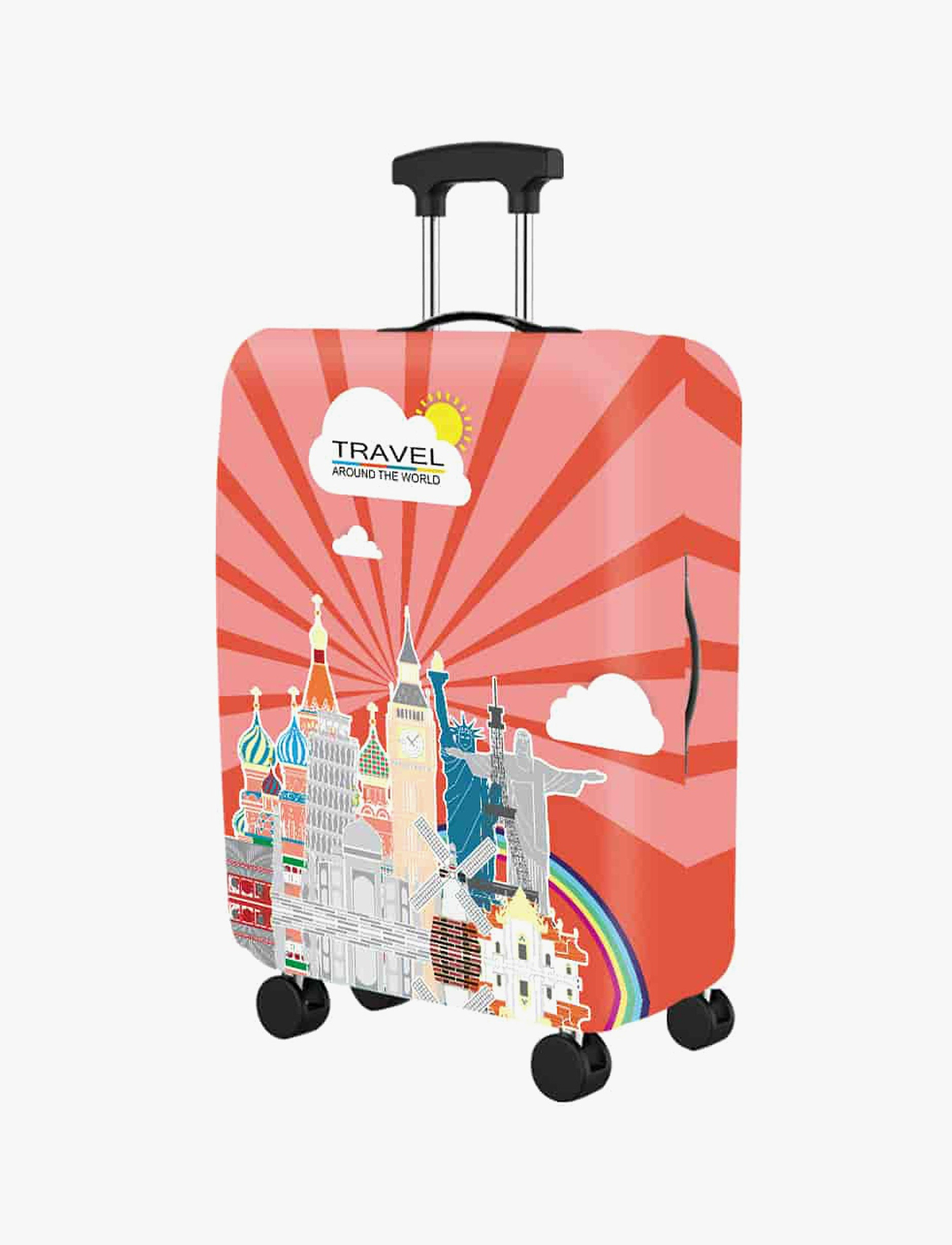 Printed Luggage Cover - כיסוי מודפס למזוודה מידה
