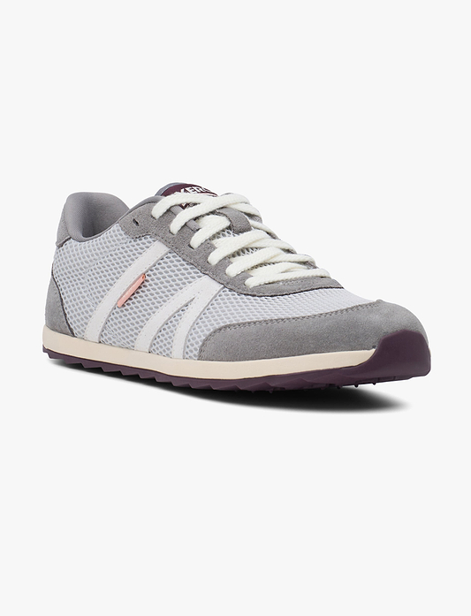 Xero Wynn - נעלי סניקרס זירו דגם וויין לנשים בצבע אפור סגסוגת/תאנה