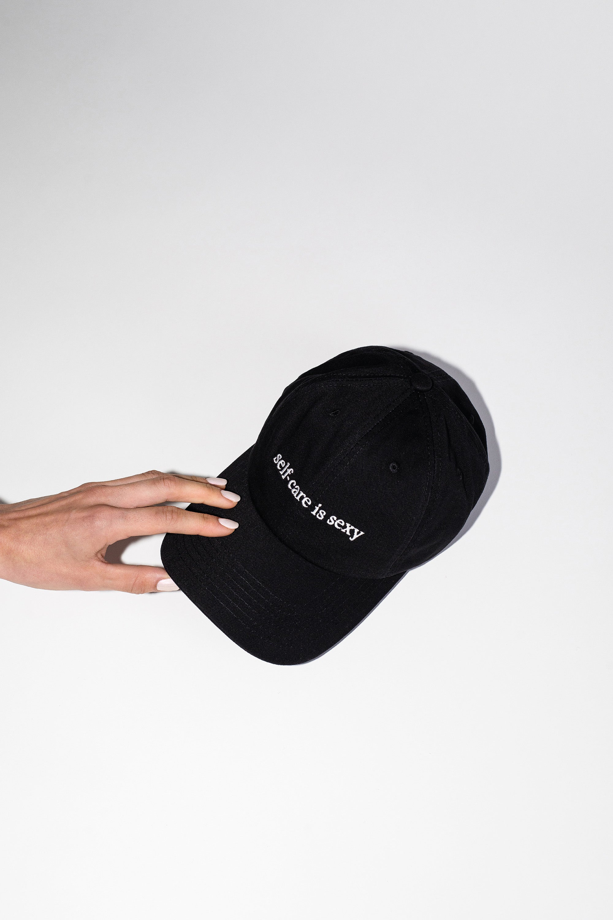 Cap "self-care is sexy" schwarz