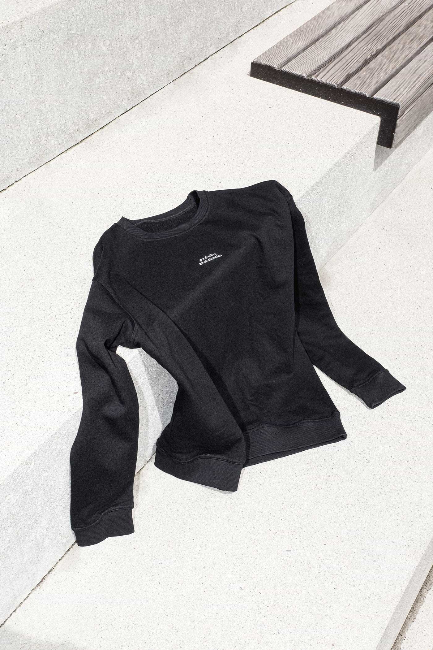 Sweatshirt "Good vibes, great digestion"
