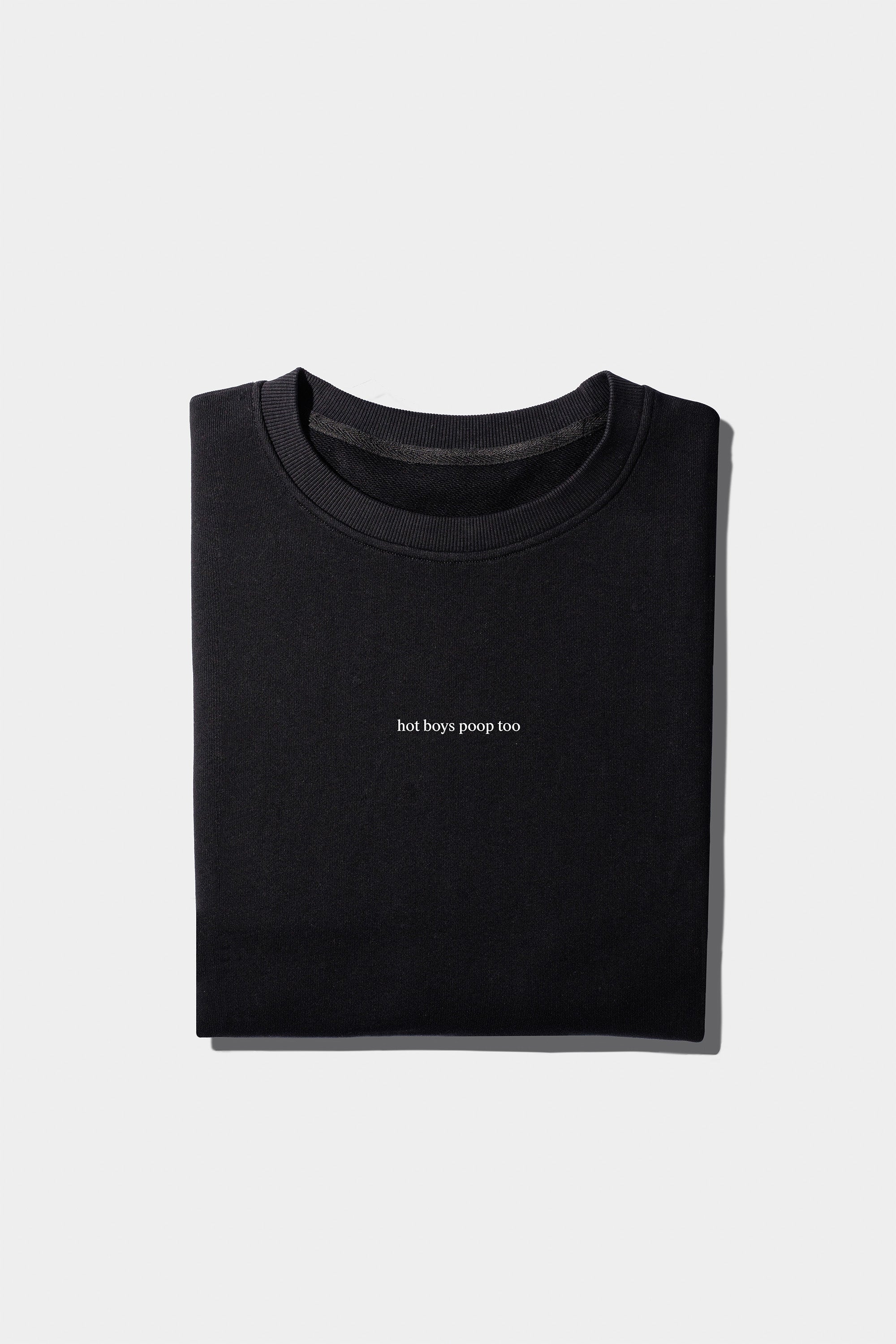 Sweatshirt "Hot boys poop too"