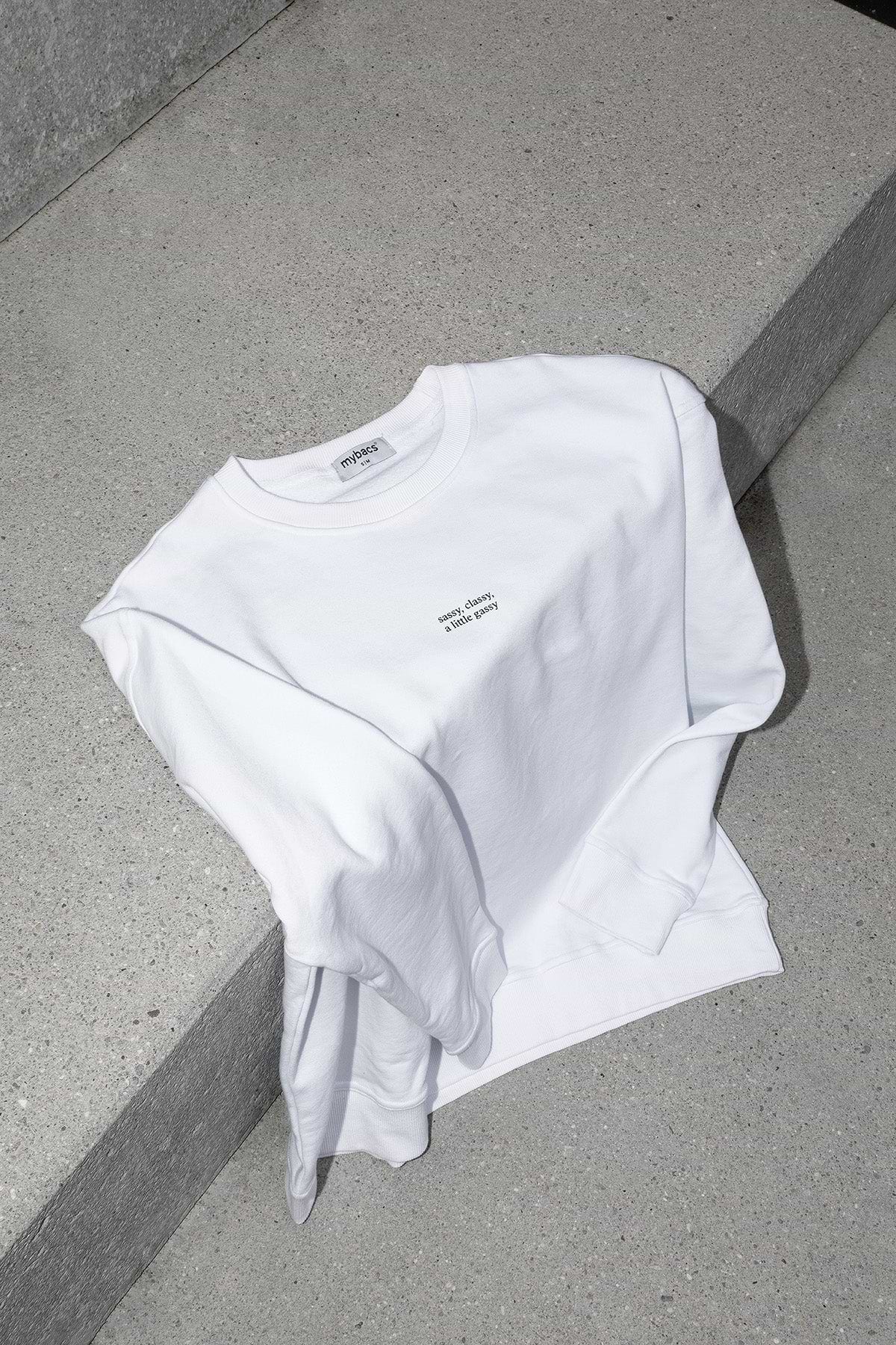 Sweatshirt "Sassy, classy, a little gassy"