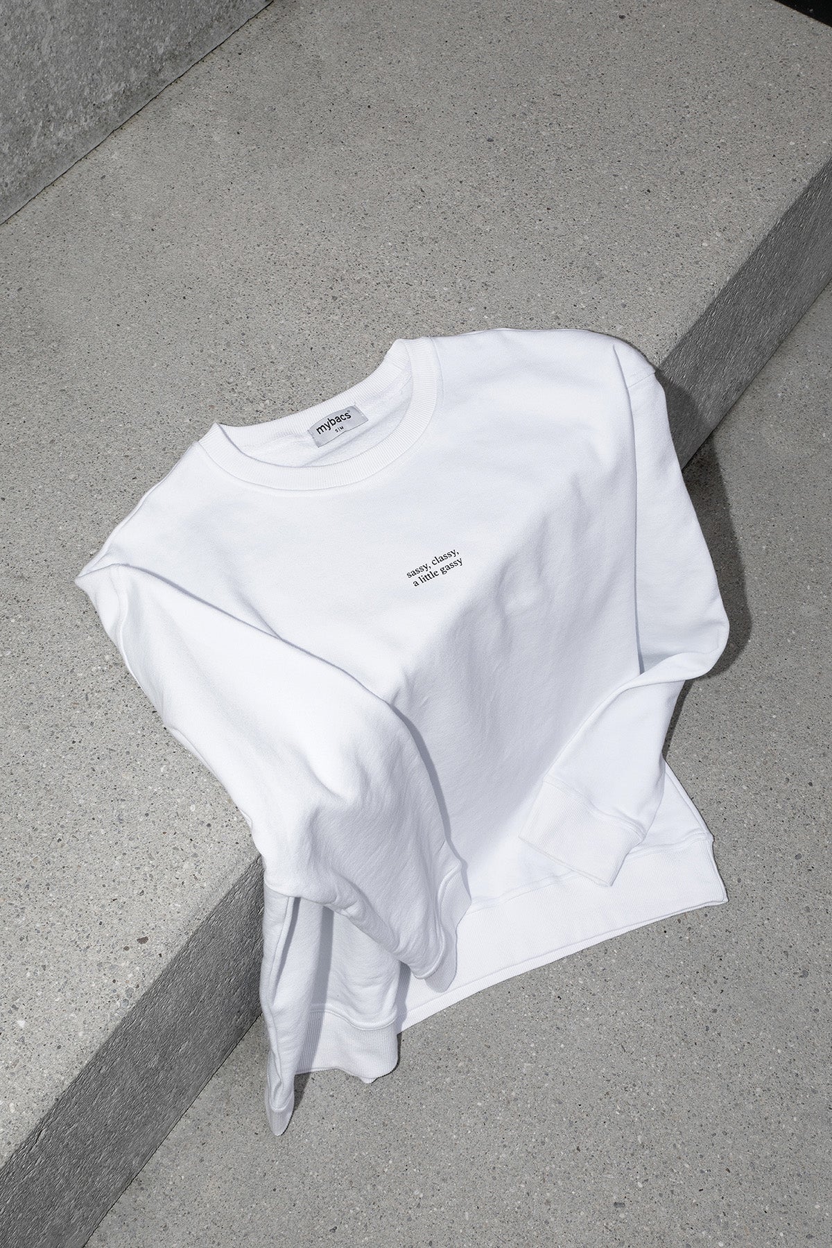 Sweatshirt "Sassy, classy, a little gassy"