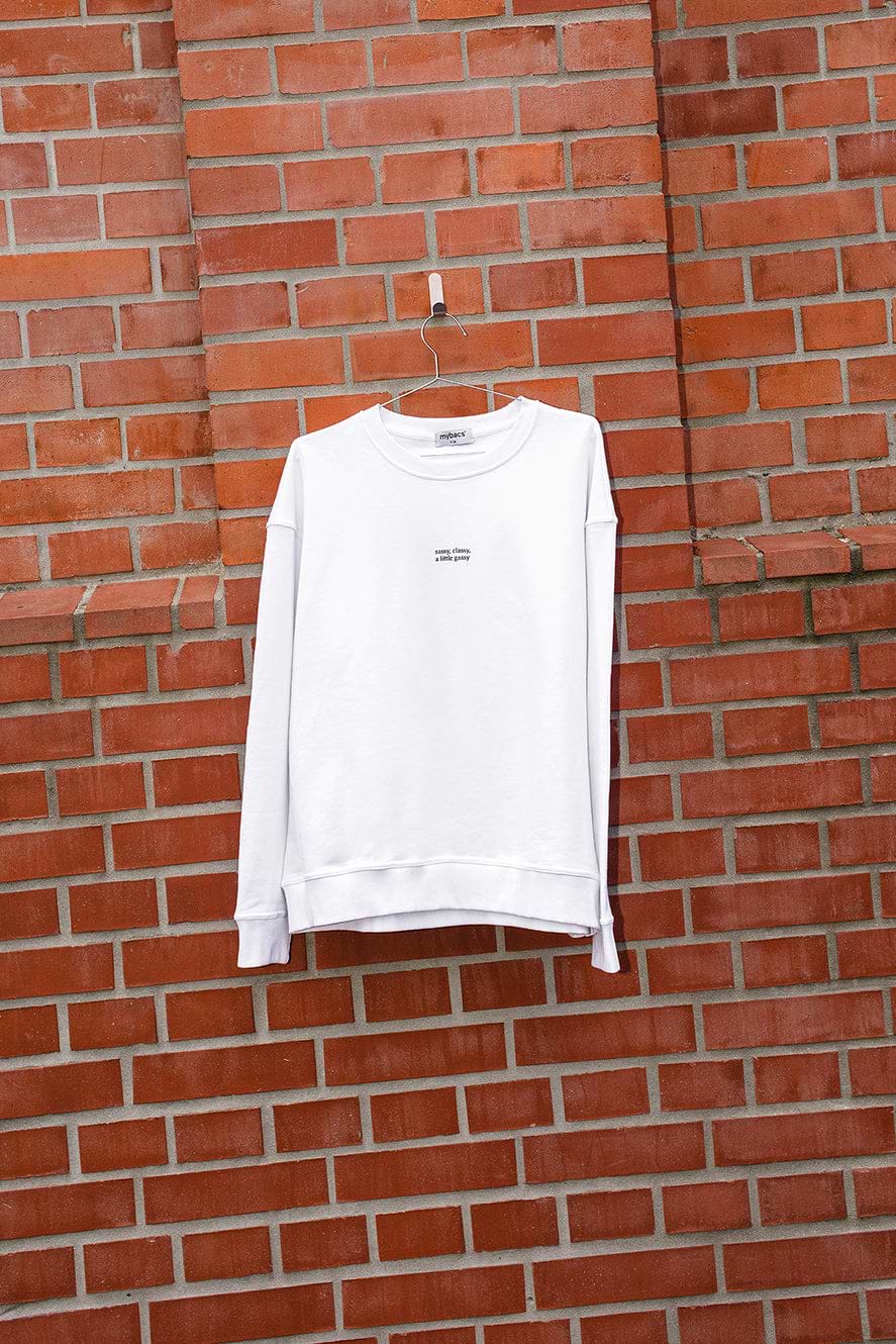 Sweatshirt "Sassy, classy, a little gassy"