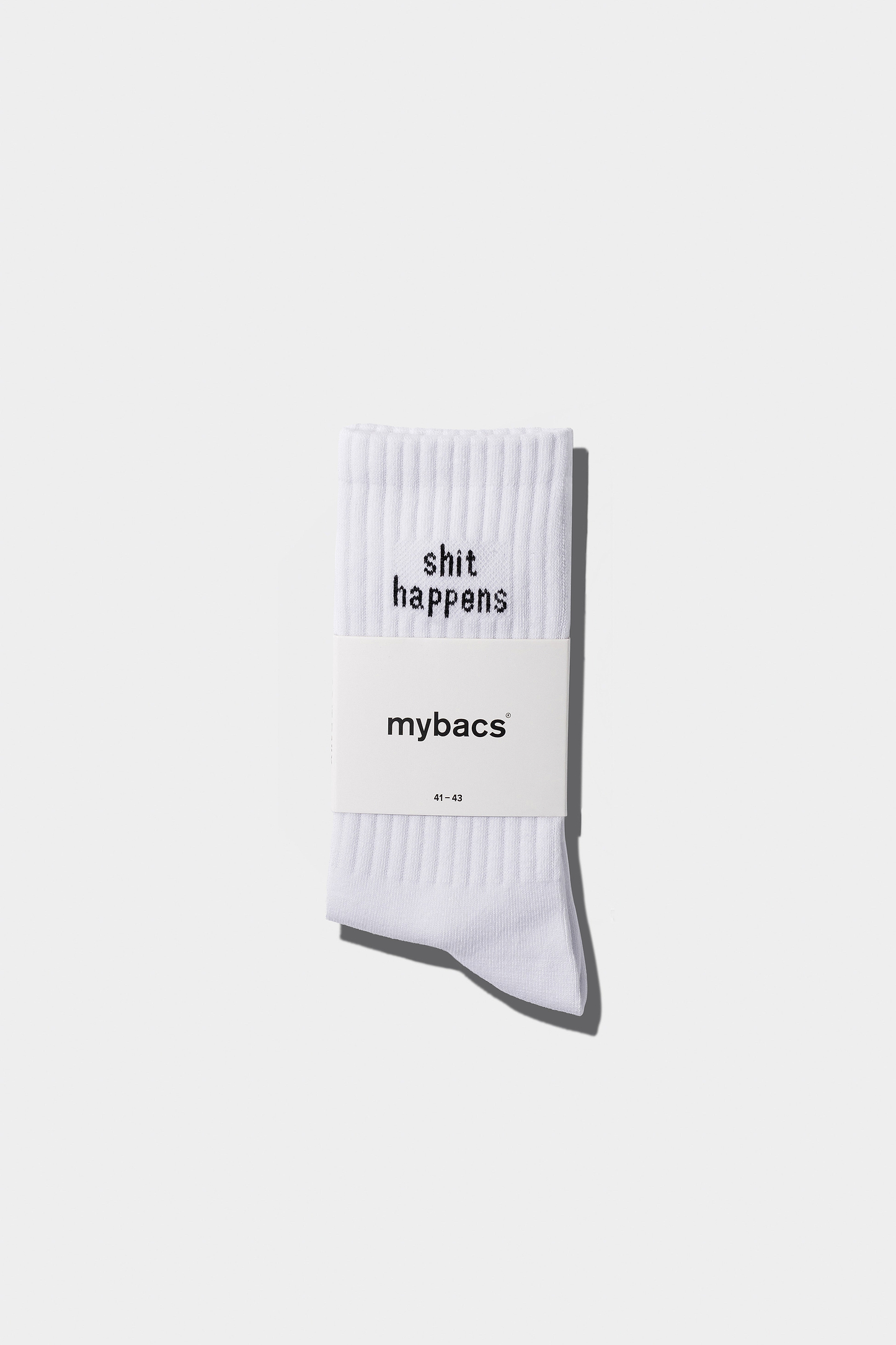 Socken "Shit happens"