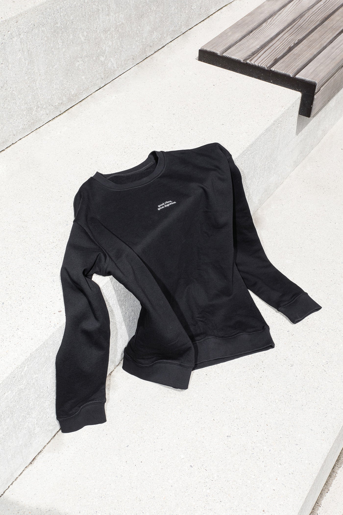 Sweatshirt "Good vibes, great digestion"