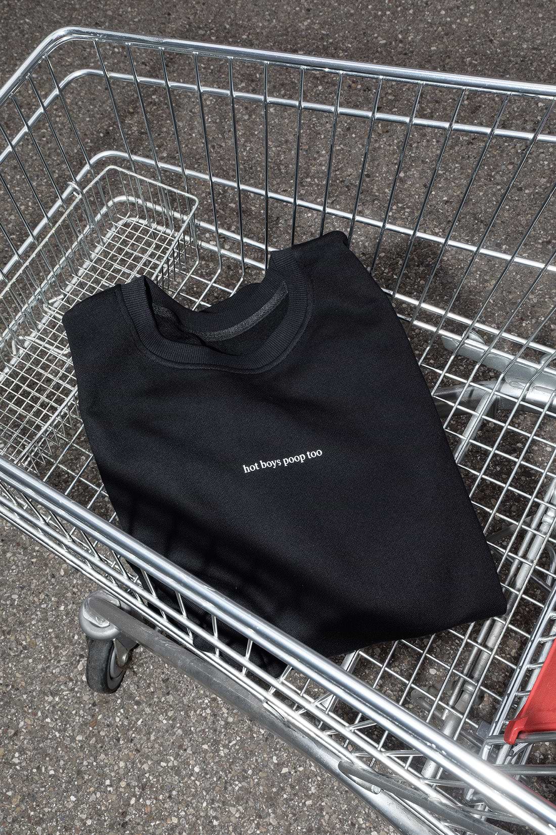 Sweatshirt "Hot boys poop too"