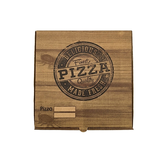 קרטון לפיצה 22 ס"מ 100 יח' הדפס כללי