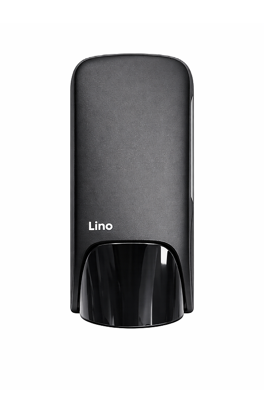 LINO מתקן לסבון ידיים 1200 מ״ל שחור