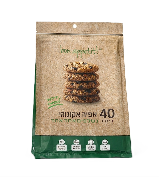 ניירות אפיה חום  40 יח'