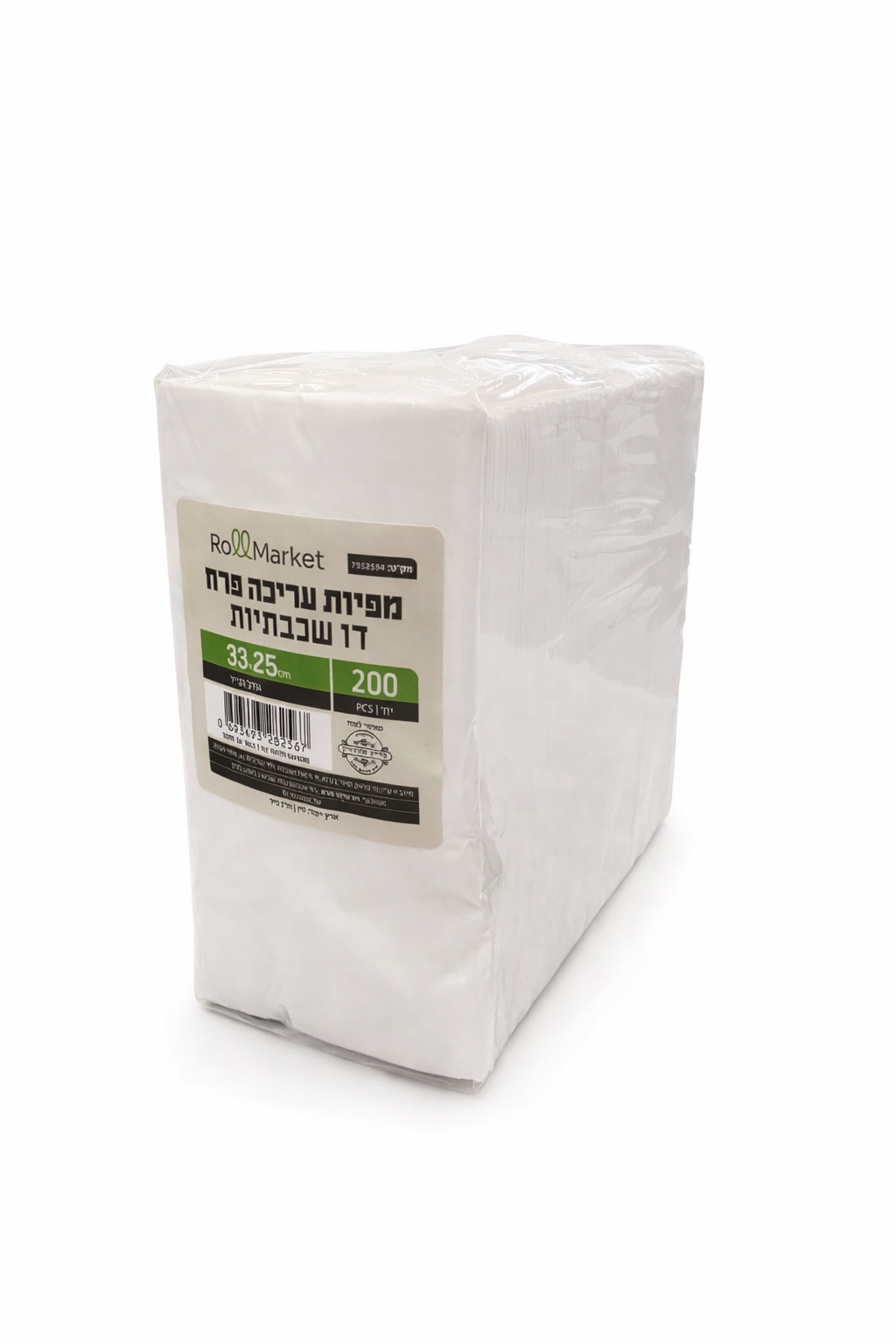 מפיות עריכה 25X33 פרח 2400 יח'