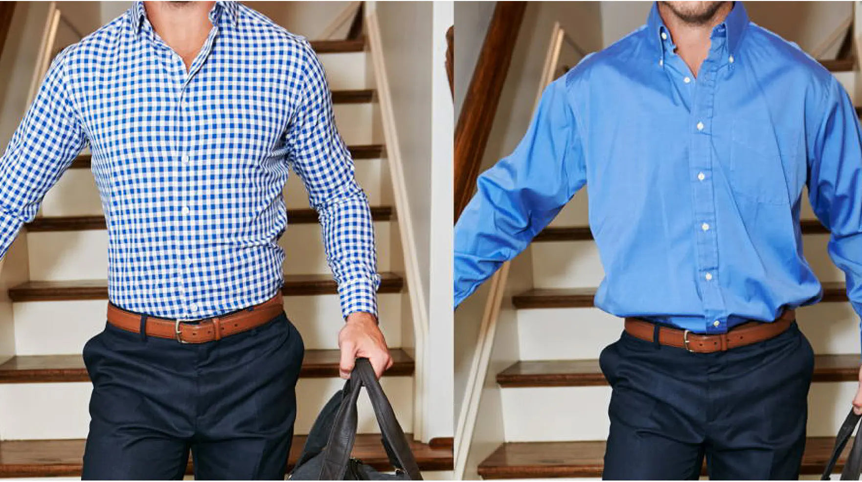 Athletic fit dress shirt