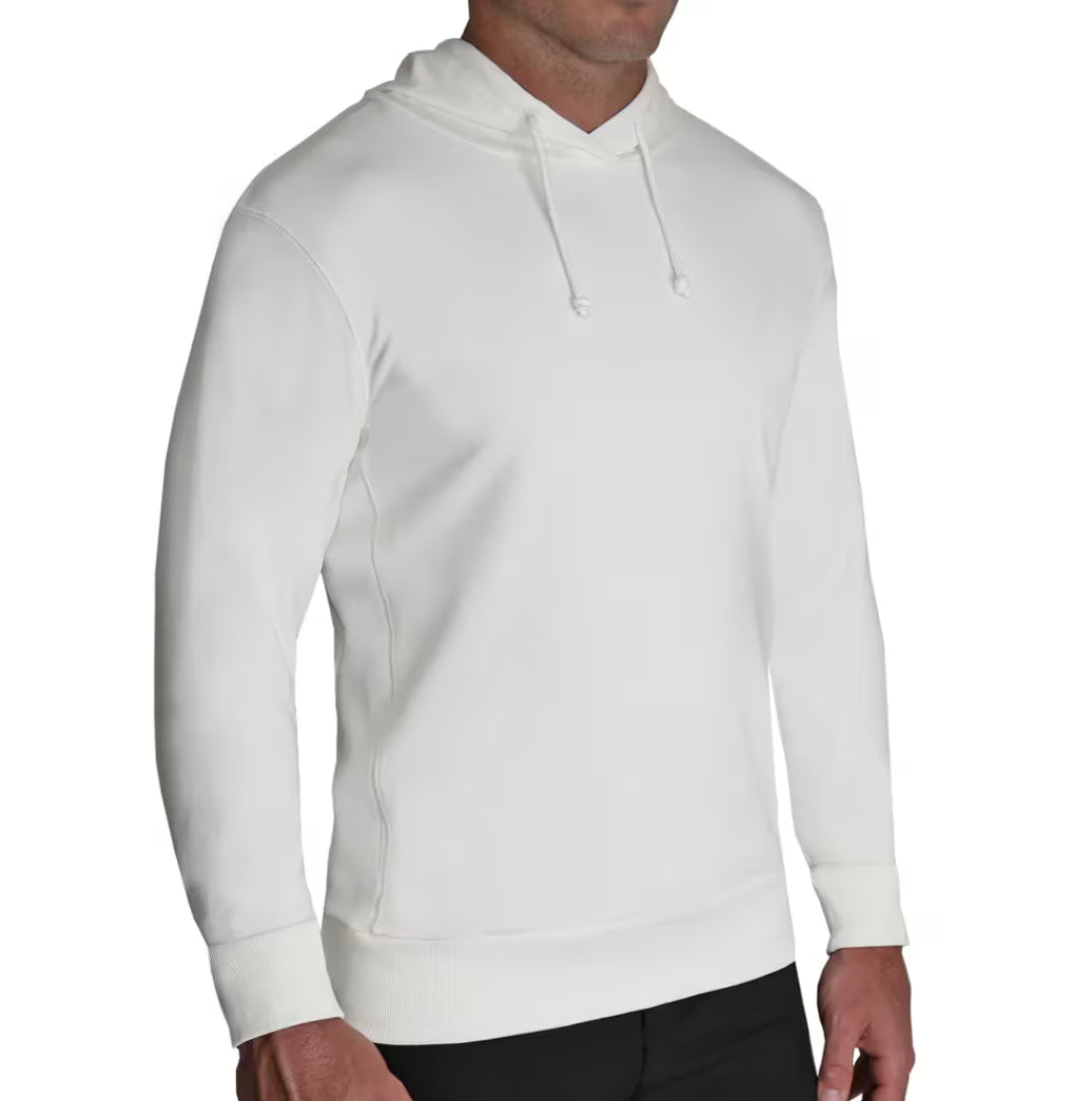 Athletic fit sweater worn