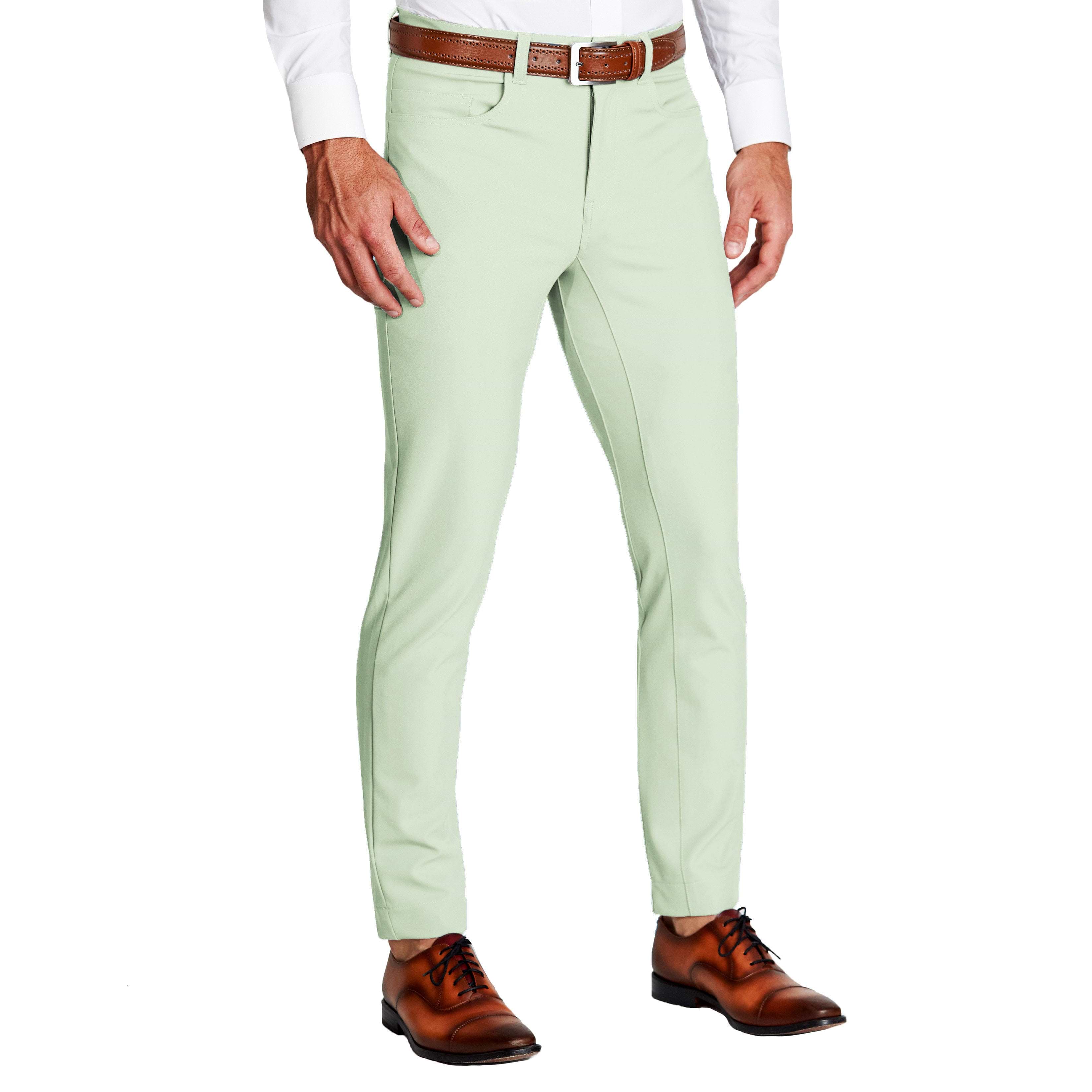 Athletic Fit Stretch Tech Chino - Mint Green
