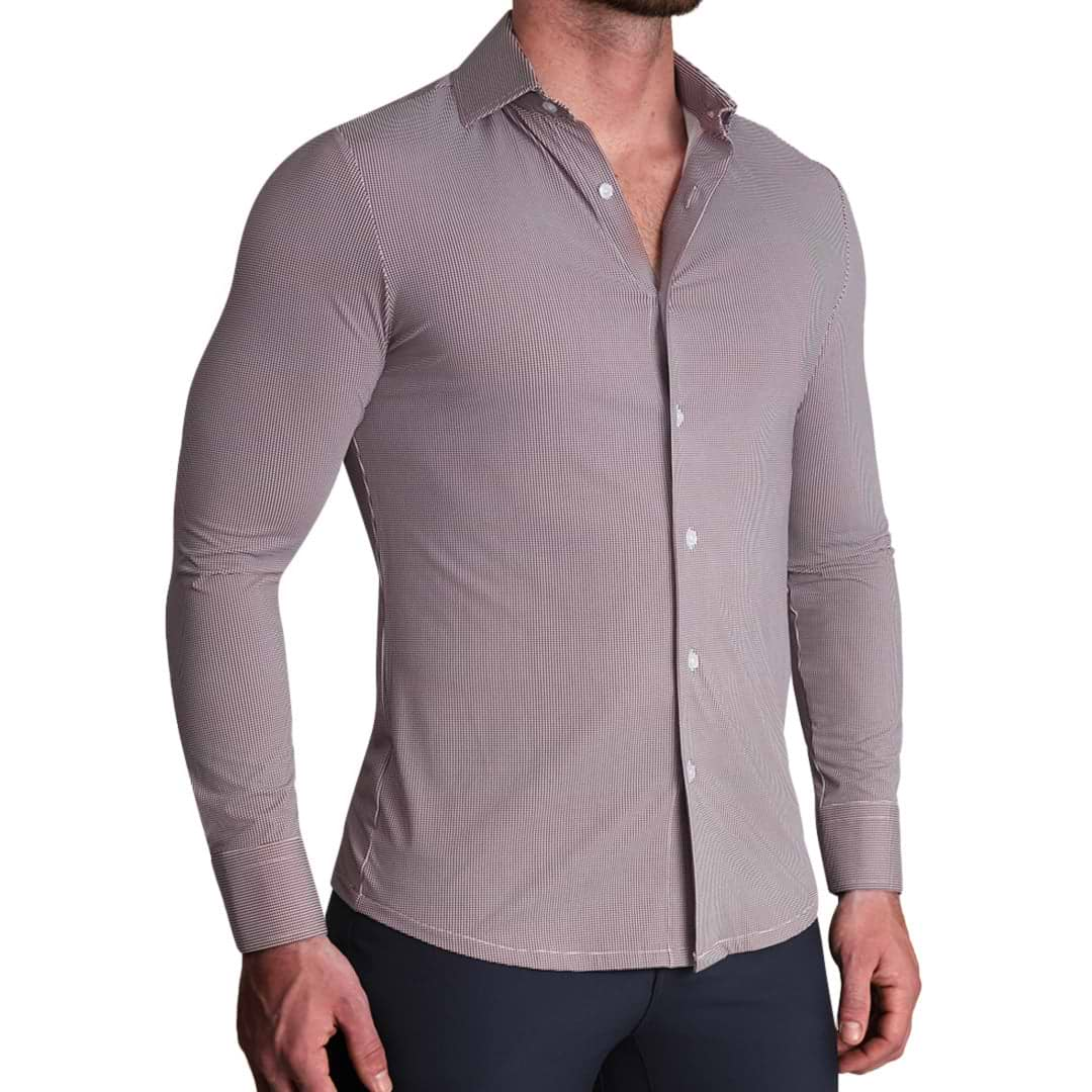 Athletic fit casual sales shirts