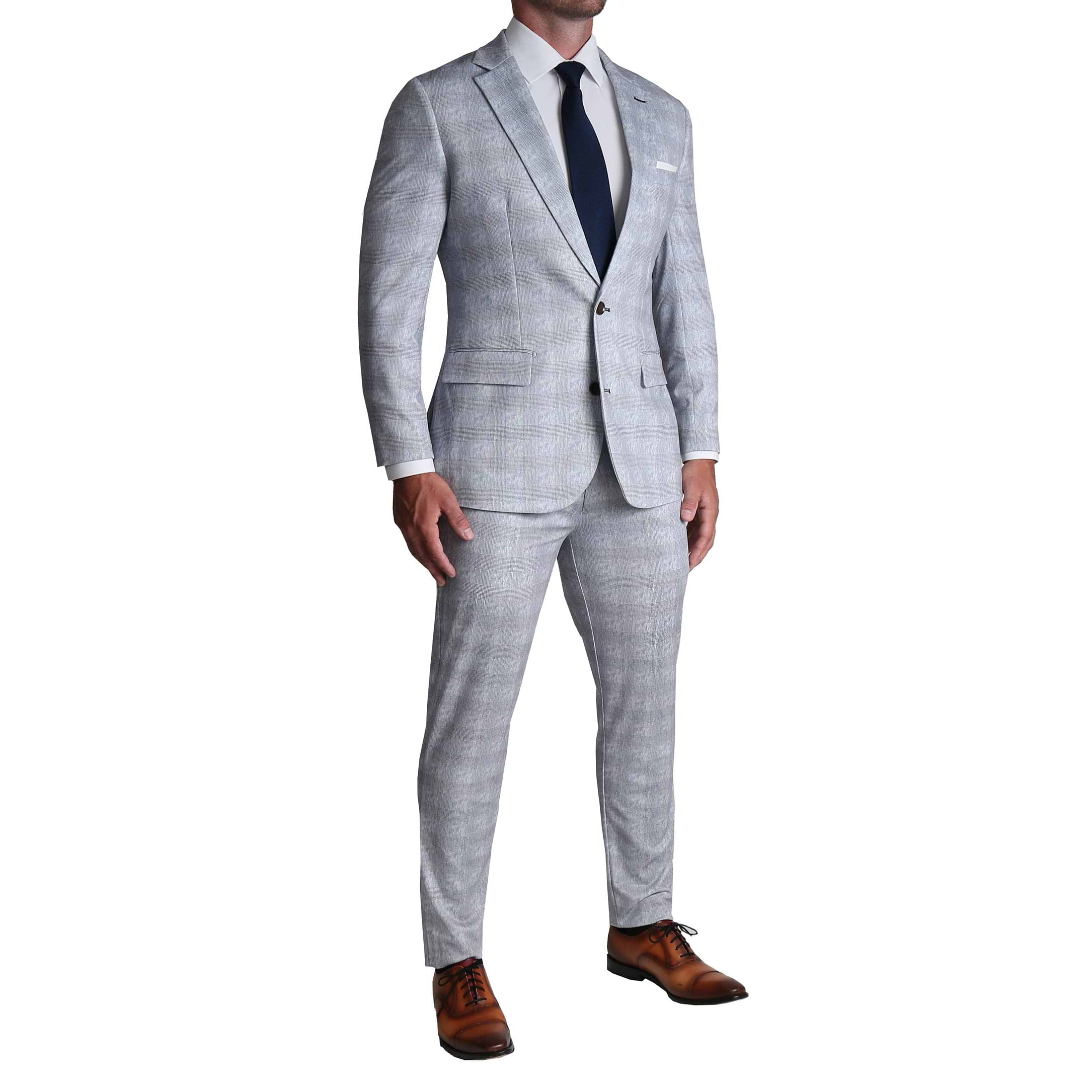 Linen Gray Wedding Suit