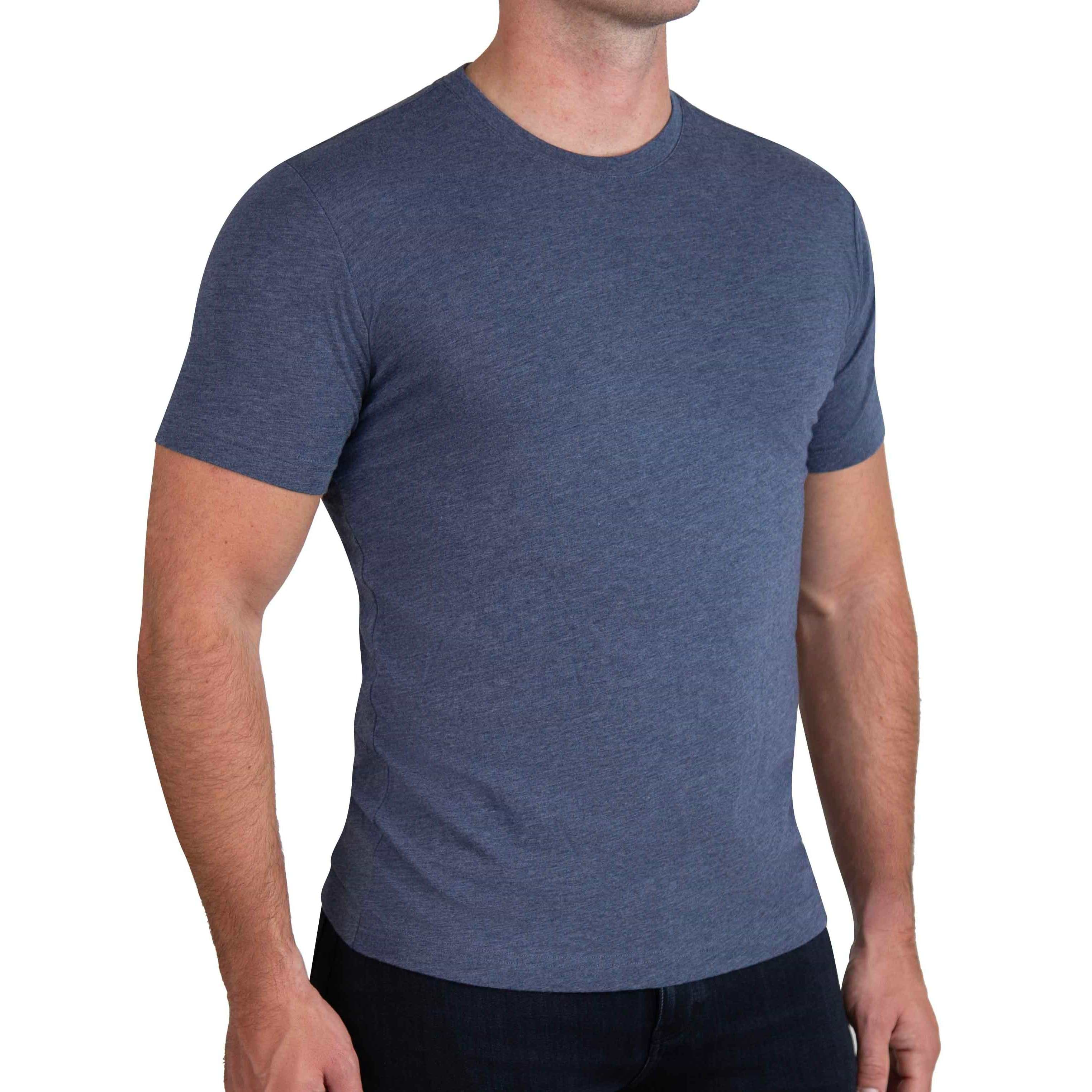 "The Raymond" Storm Blue Short Sleeve Crewneck