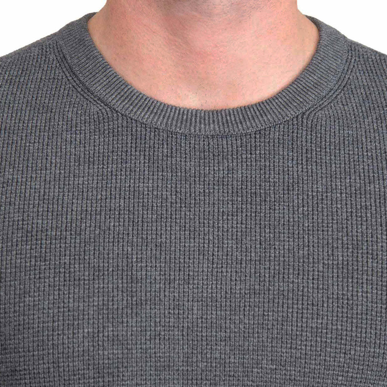 Heavy Knit Crewneck - Charcoal