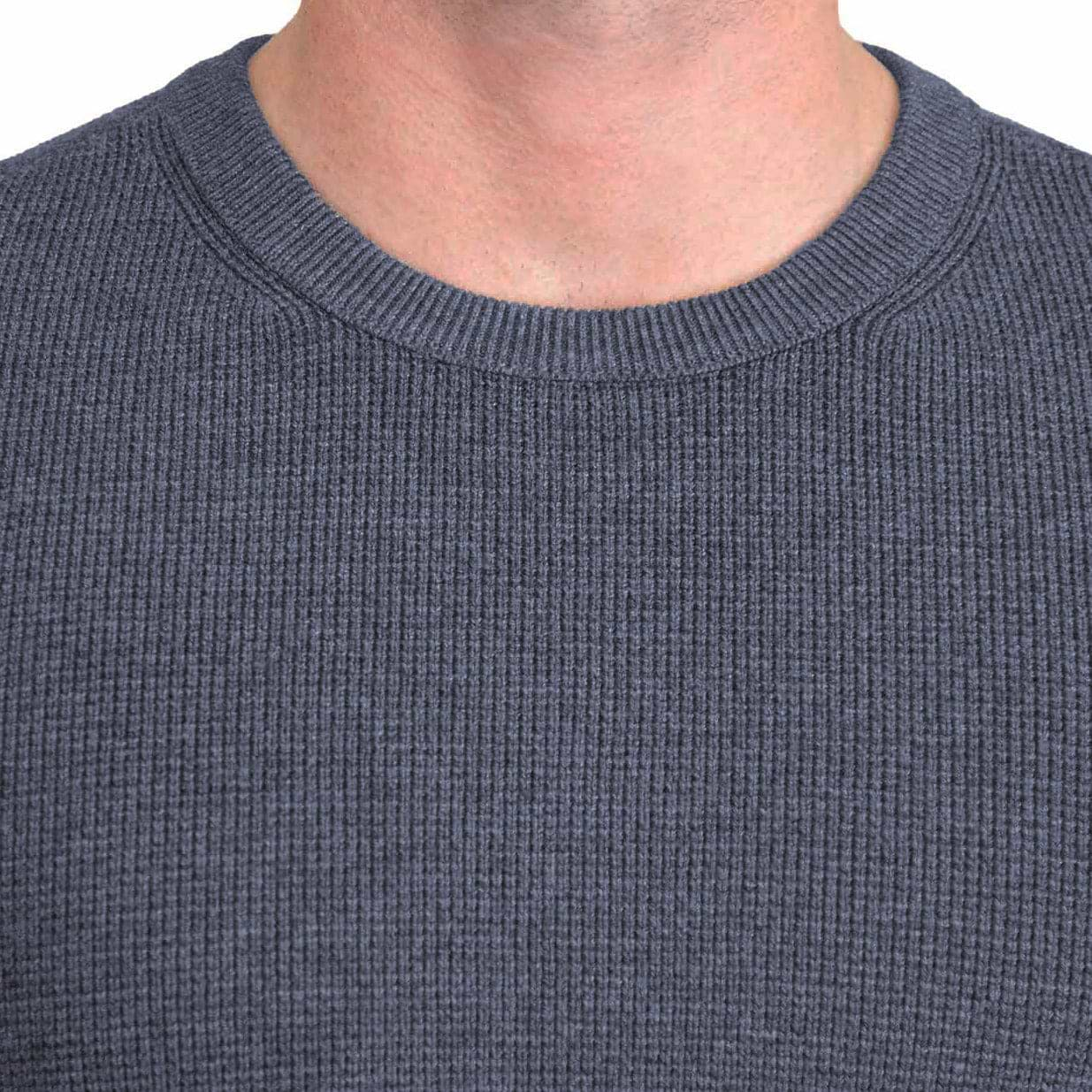 Heavy Knit Crewneck  - Navy