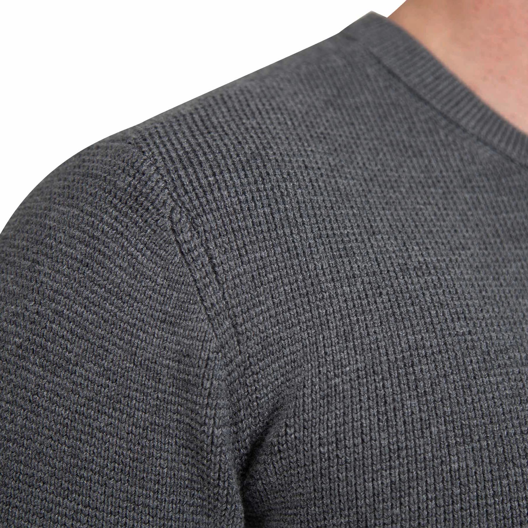 Heavy Knit Crewneck - Charcoal