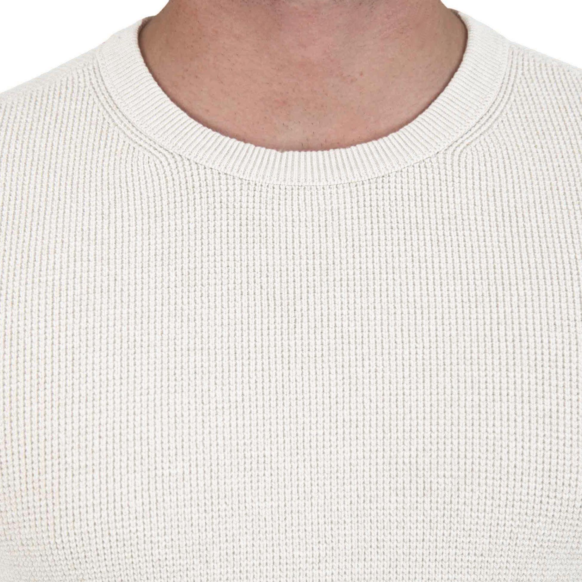 Heavy Knit Crewneck  - Cream