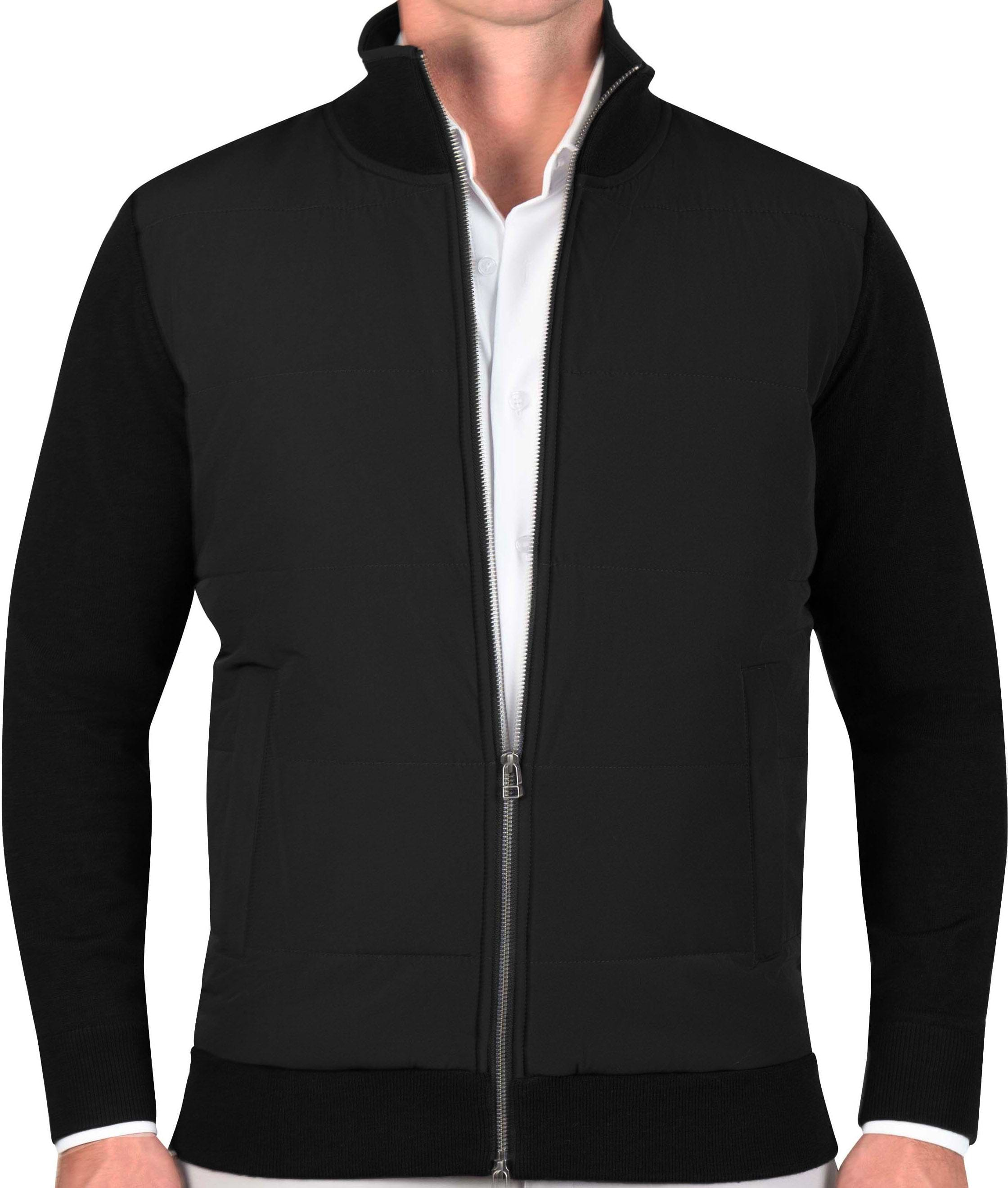 Knit Zip Jacket - Black