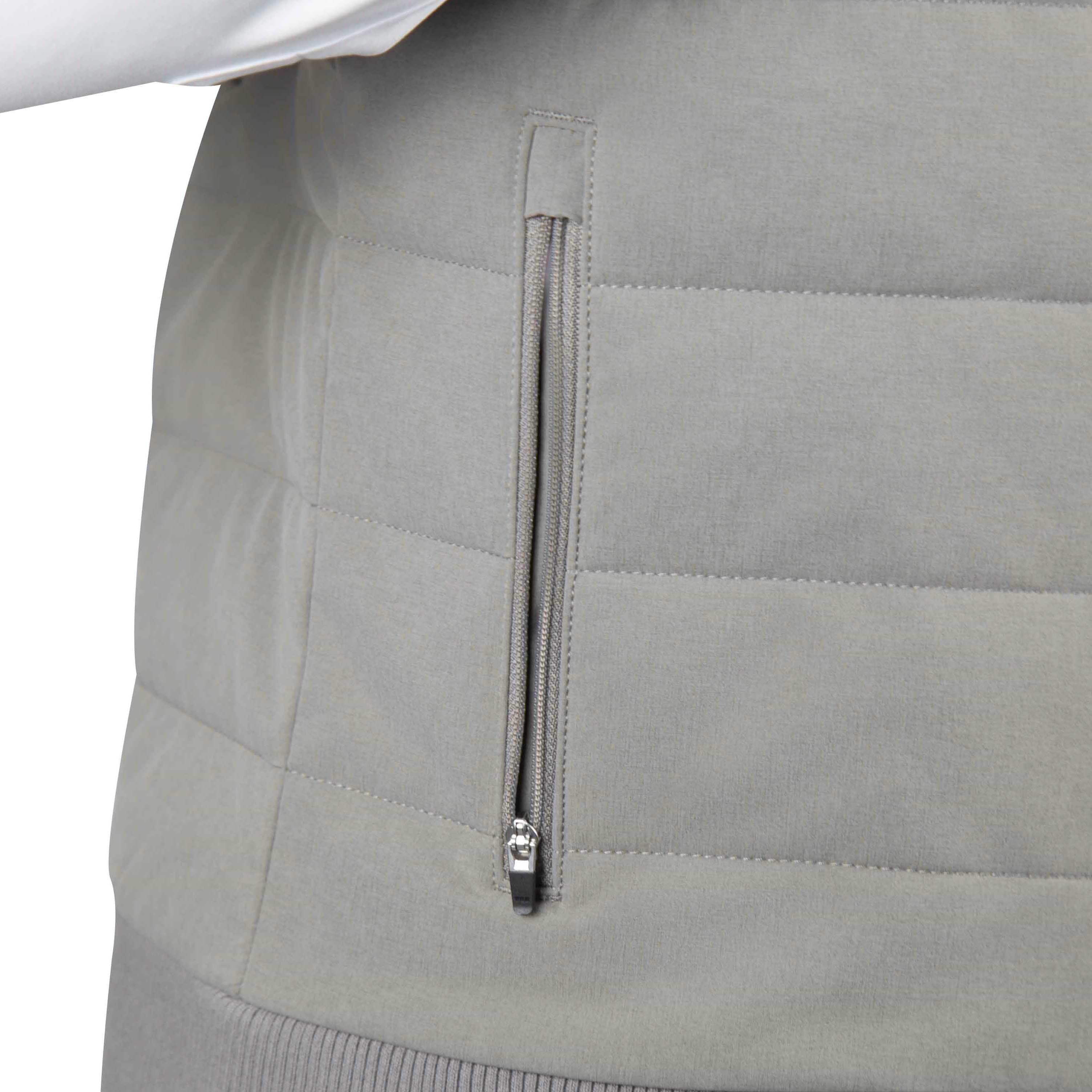 Down Vest - Light Grey