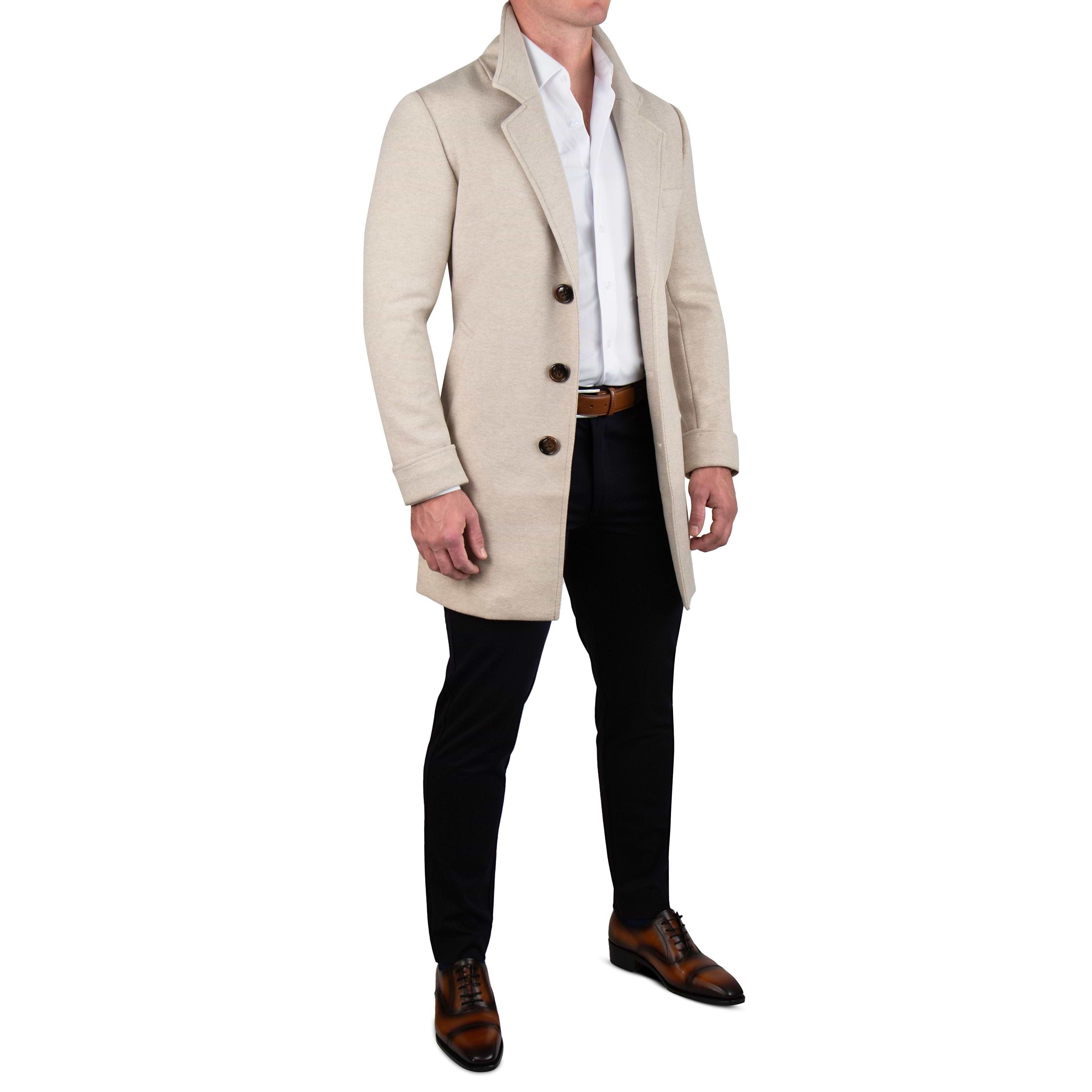 Overcoat tan best sale