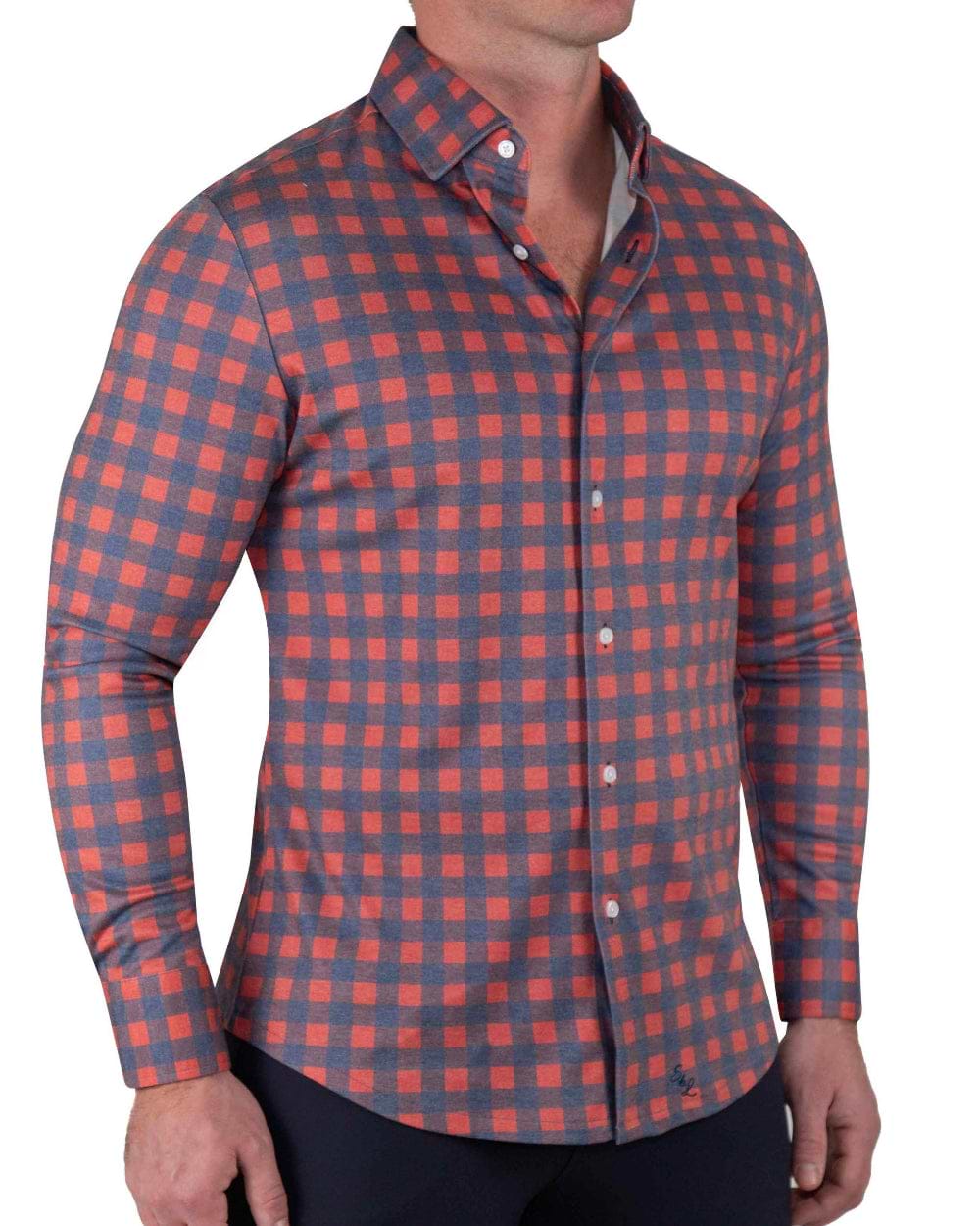 LucMatton Chemise à manches longues et boutonnée pour homme - Pour club LucMatton Chemise à manches longues et boutonnée pour homme - Pour club