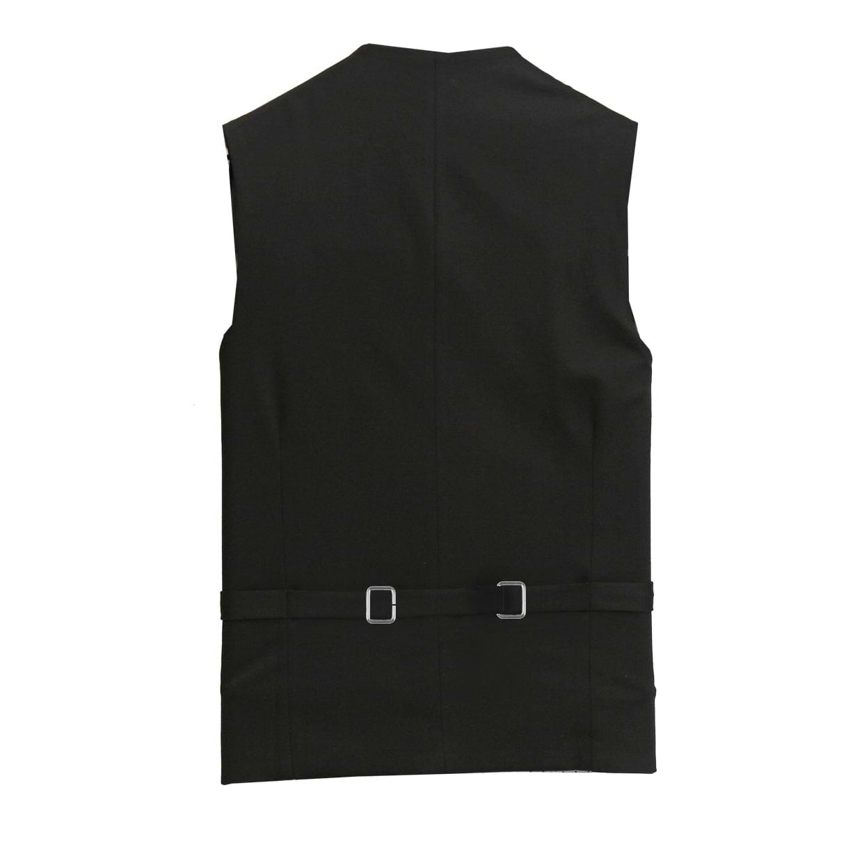 Athletic Fit Stretch Suit Vest - Black