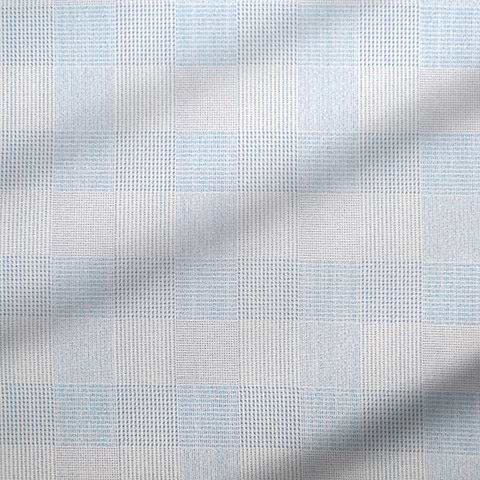 "The Flynn" Light Blue & White Plaid