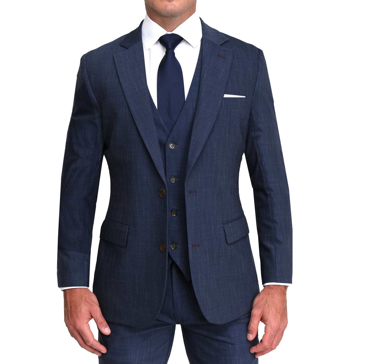 Women Suits Blue Formal Fashion 3 Piece Suits Slim Fit 1 Button Suits  Female Wedding Dinner Suits Notch Lapel Suits -  Finland