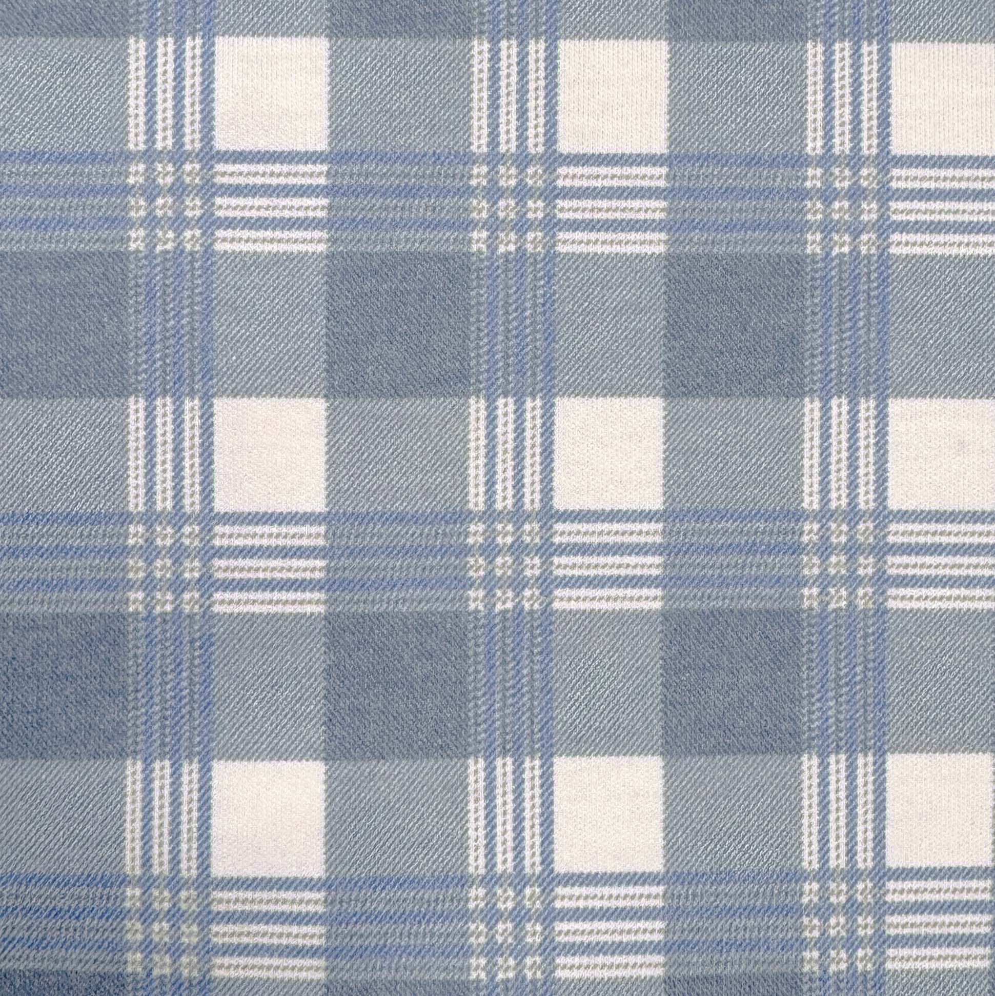 "The Jude" Light Blue & White Plaid