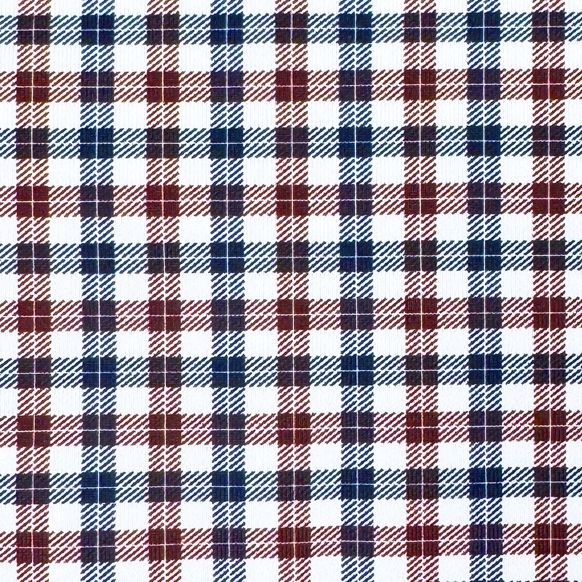 "The Ledger" Sport Shirt -  Red, White and Navy Plaid