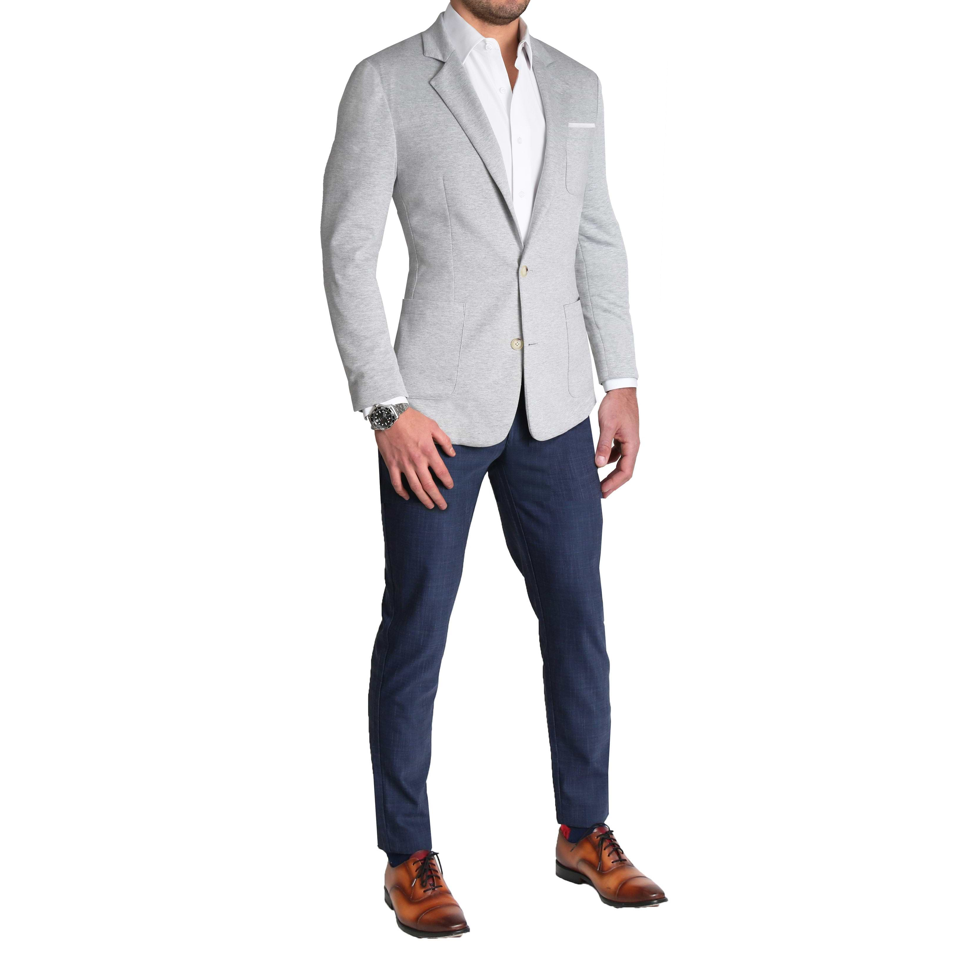 Unstructured 2025 grey blazer