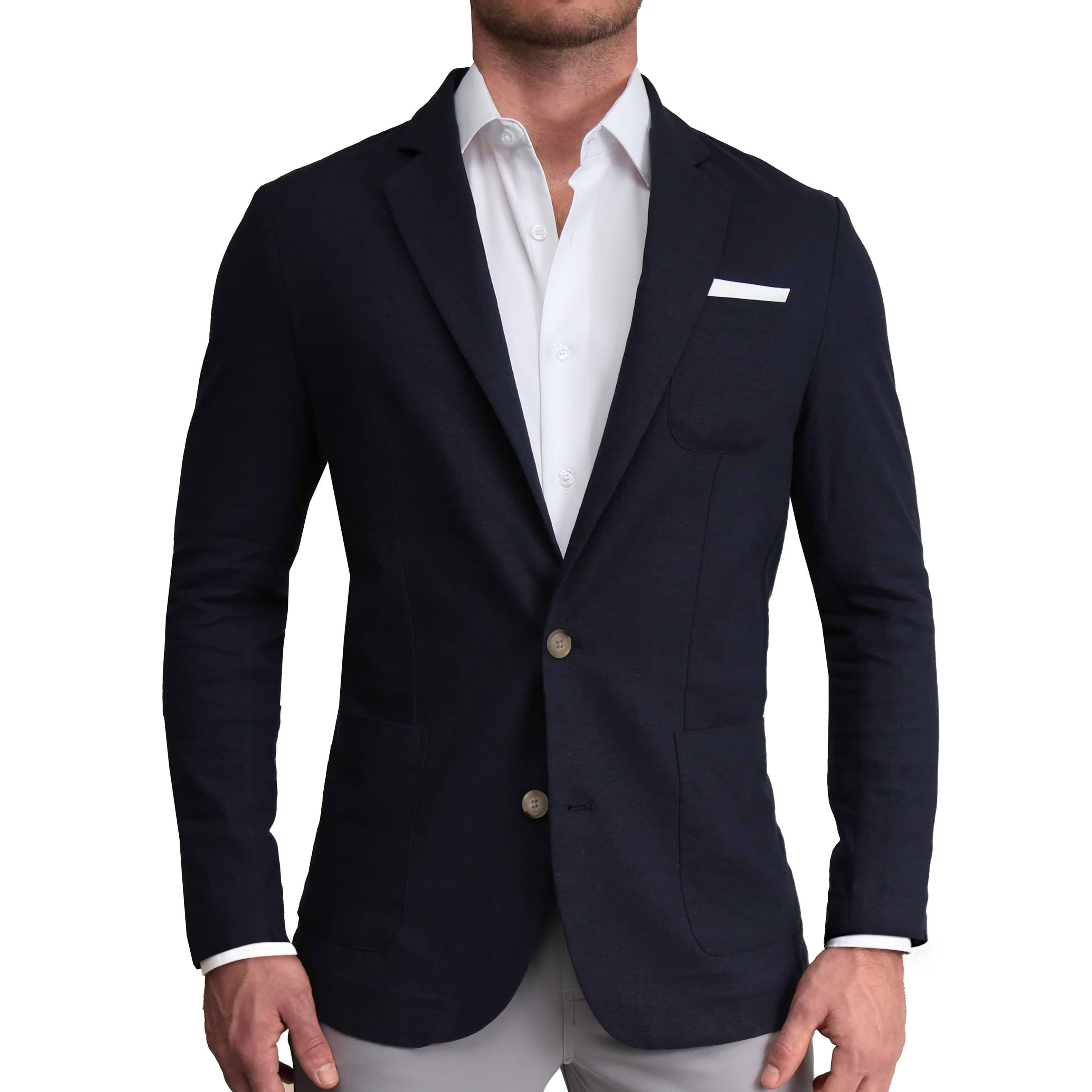 Linen hot sale unstructured blazer