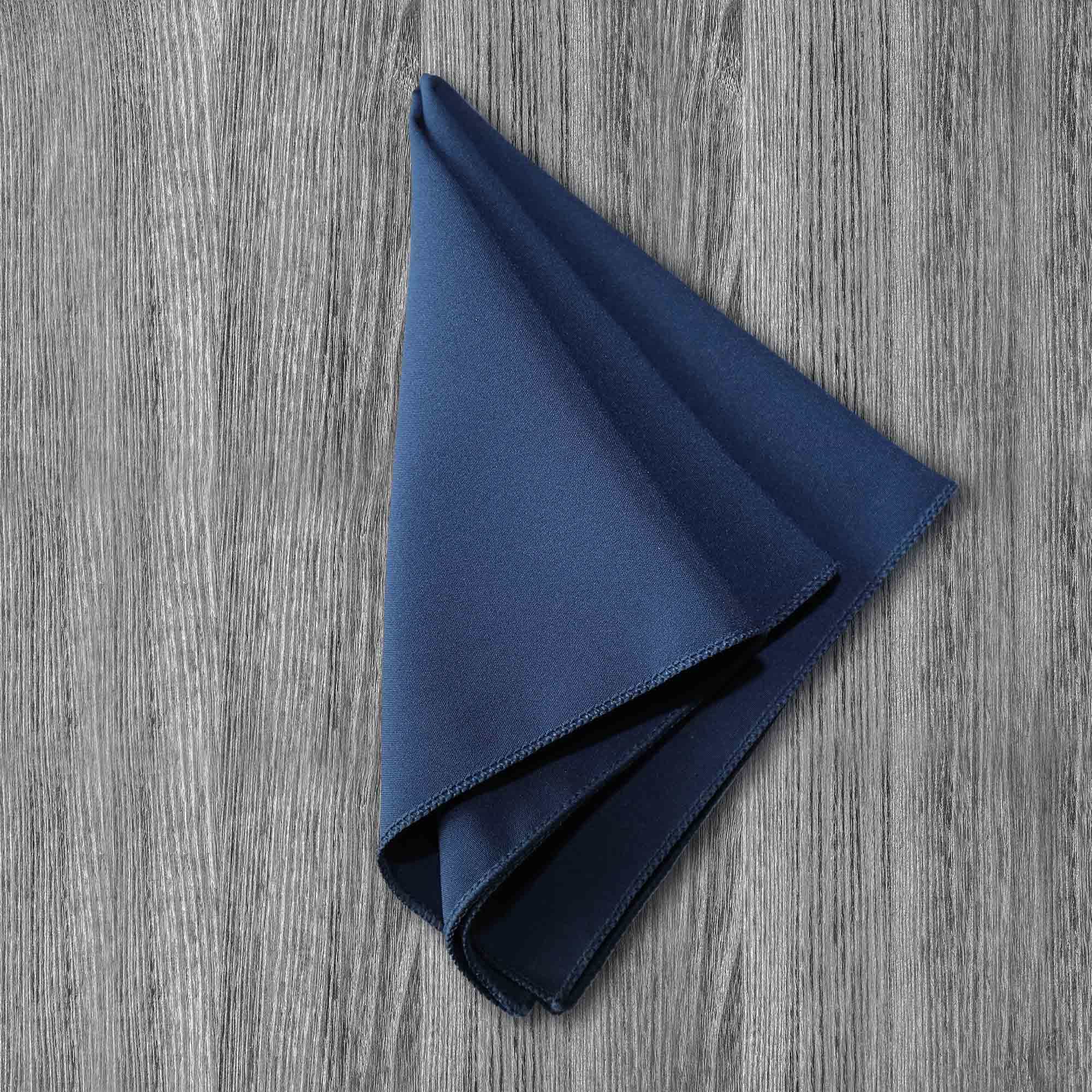 "The Howard" Solid Navy Pocket Square