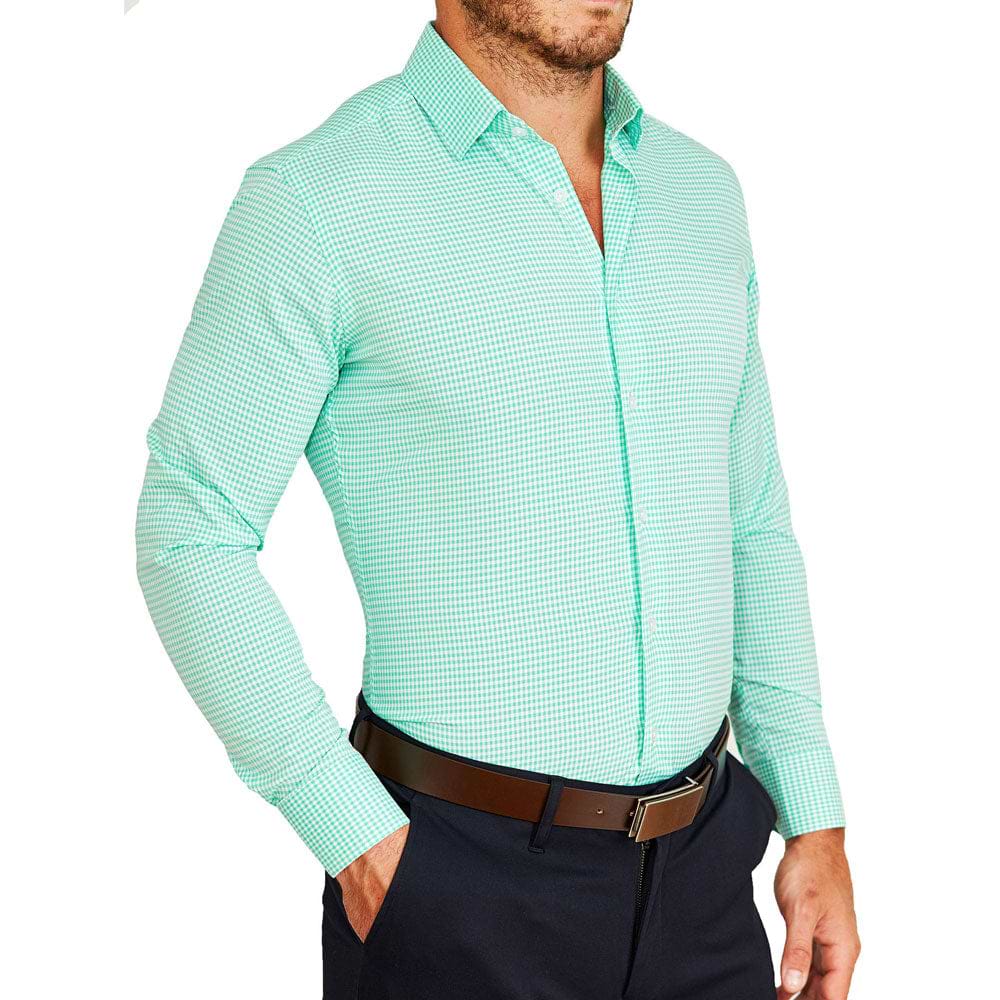 "The Charley" Mint Green Gingham