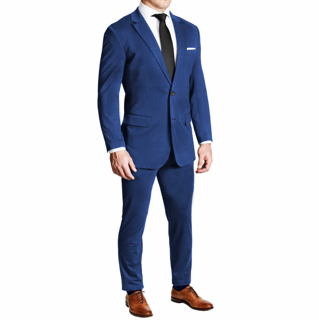 Athletic Fit Stretch Blazer - Solid Royal Blue