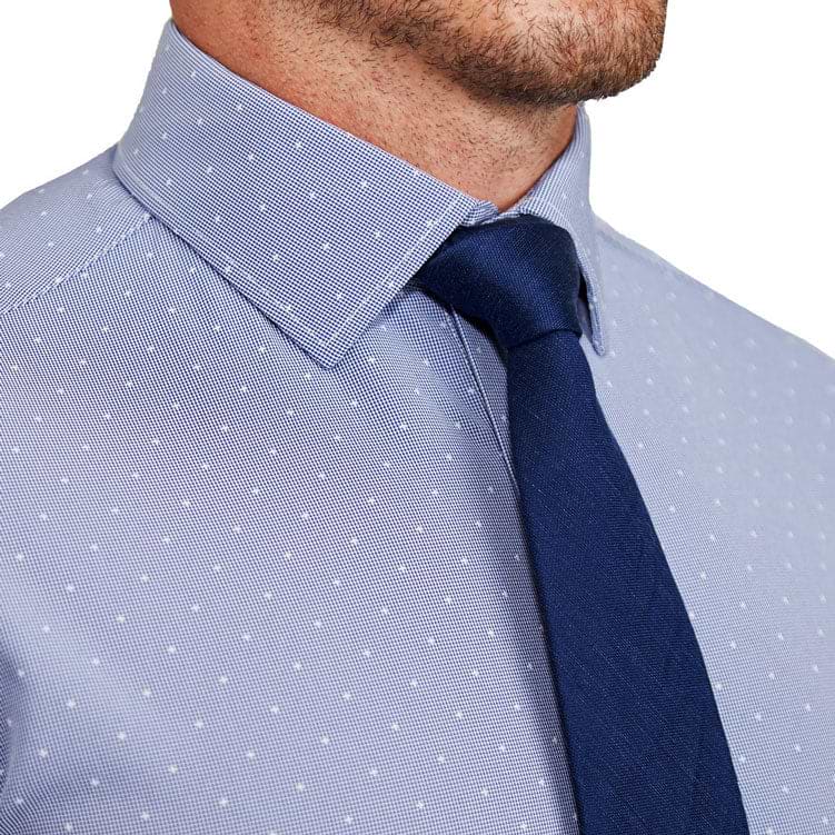 "The Lambert" Blue with White Dots