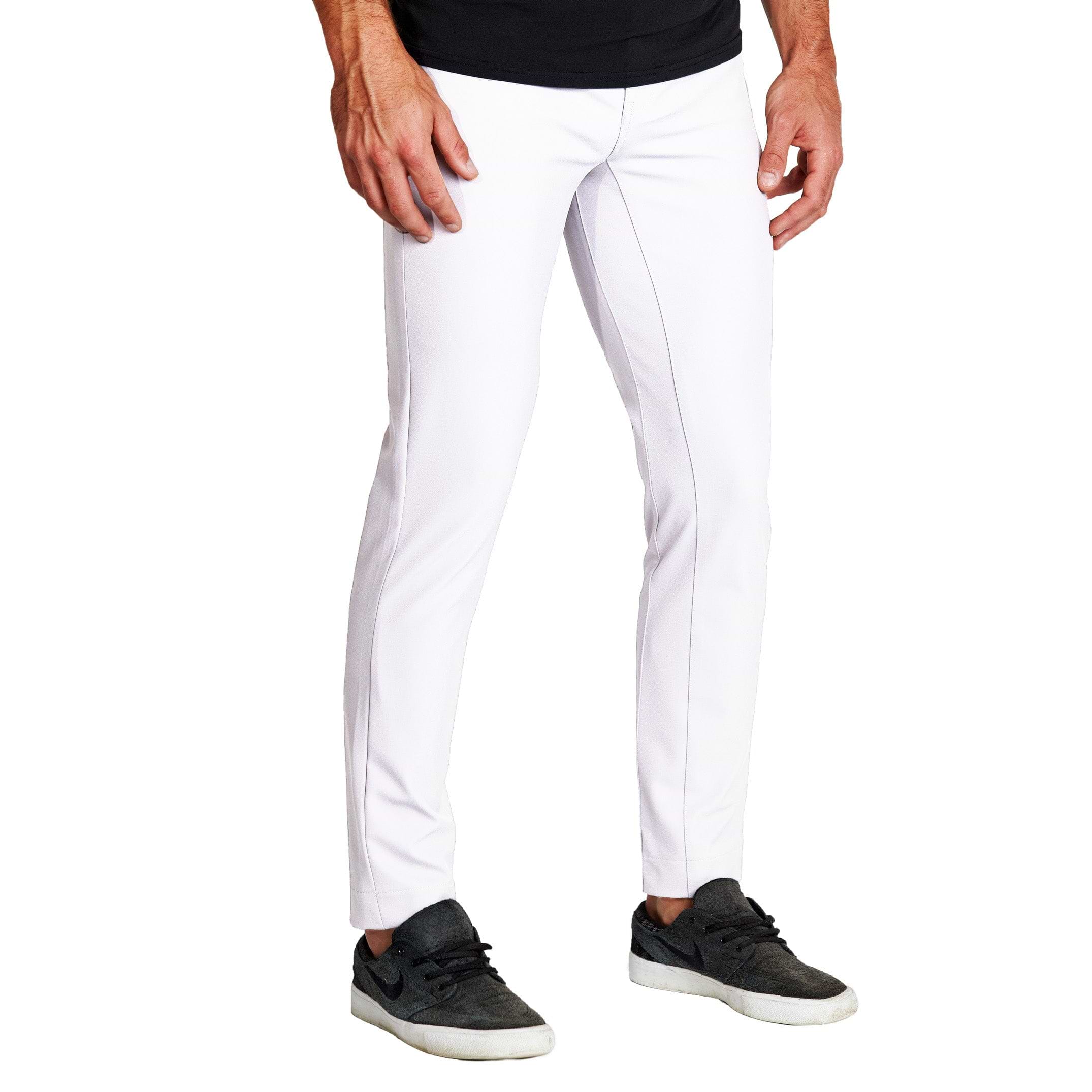 Athletic Fit Stretch Tech Chino - White